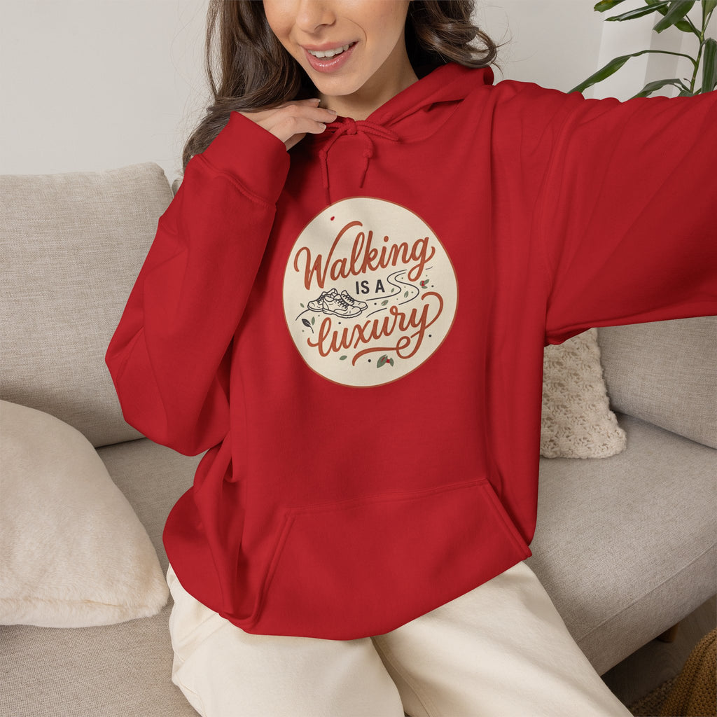 Walking is a Luxury Unisex Heavy Blend™ Hooded Sweatshirt