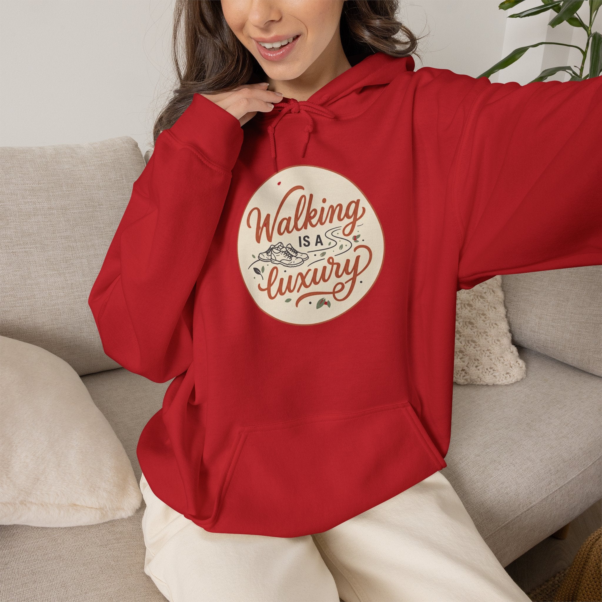 Walking is a Luxury Unisex Heavy Blend™ Hooded Sweatshirt