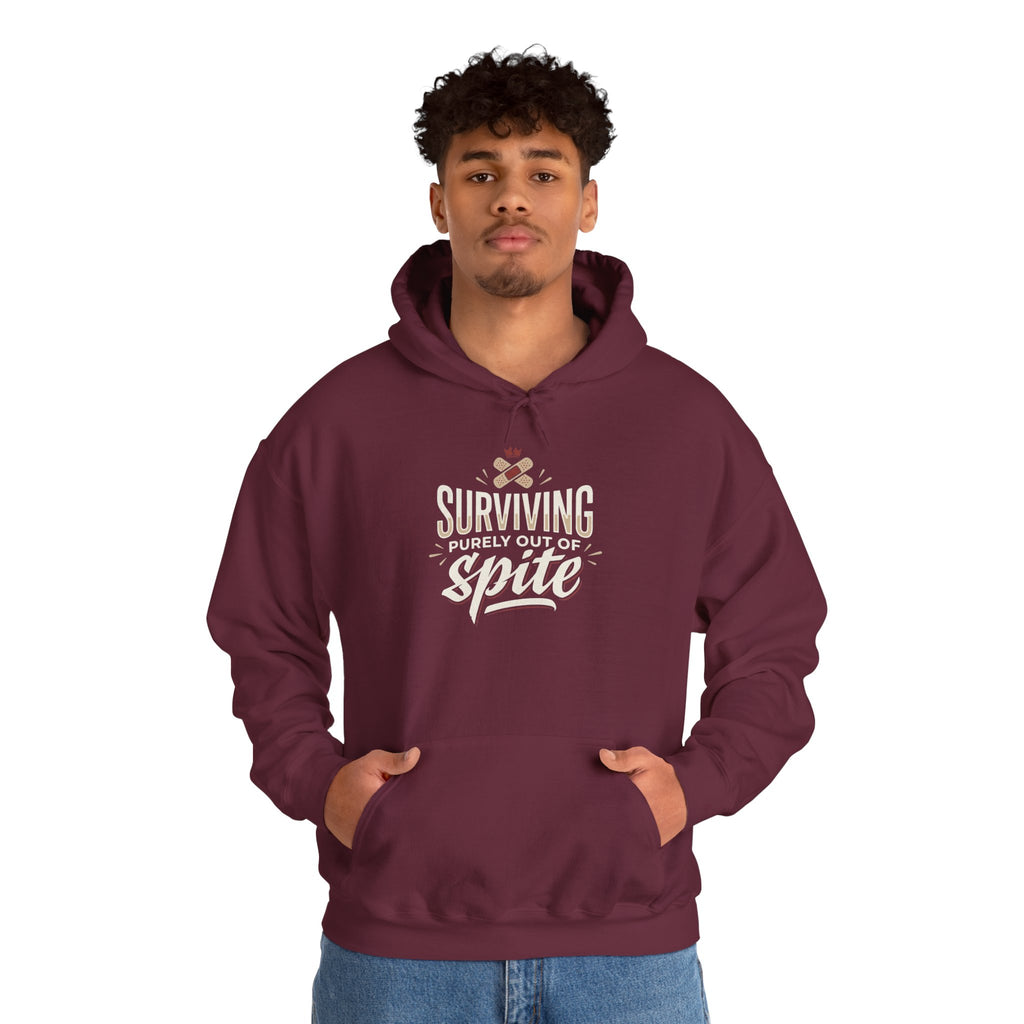 Surviving Purely Out of Spite Unisex Heavy Blend™ Hooded Sweatshirt