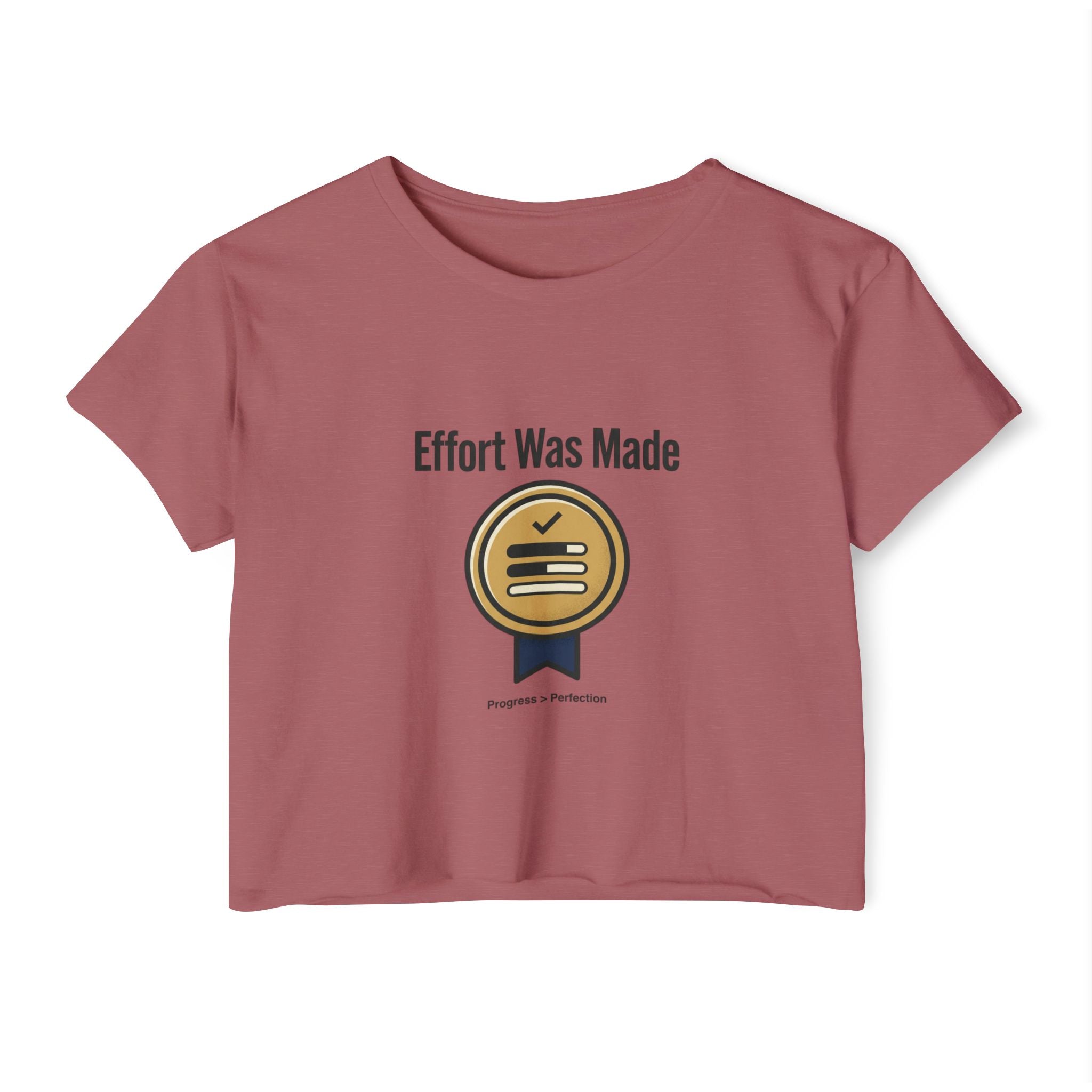 Effort was Made Women's Festival Crop Top