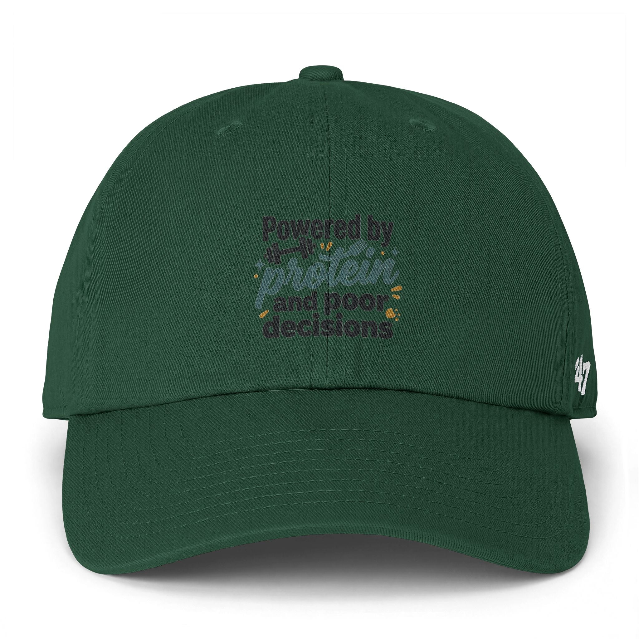 Powered by Protein and Poor Decisions Clean Up Cap