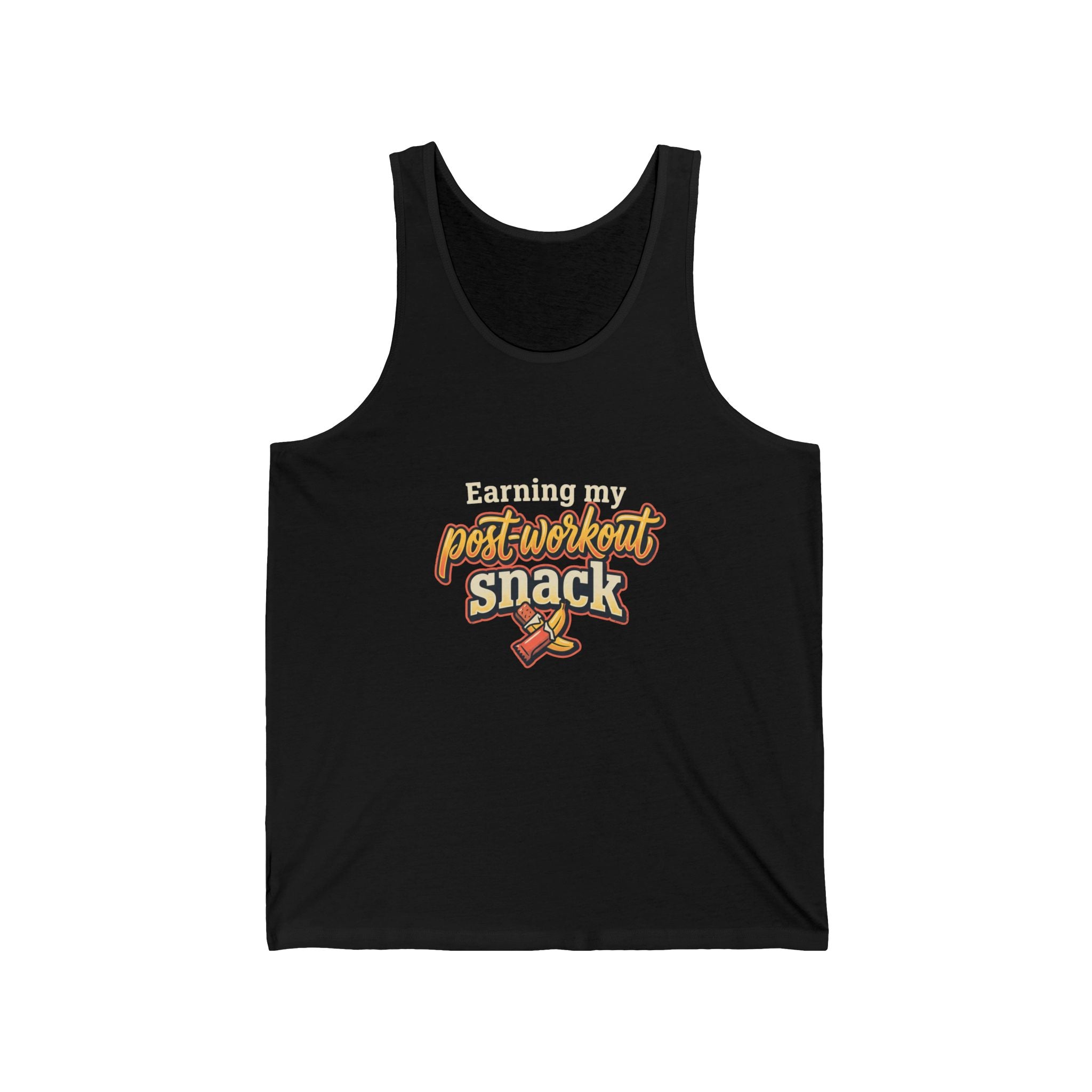 Earning My Post-Workout Snack Unisex Jersey Tank