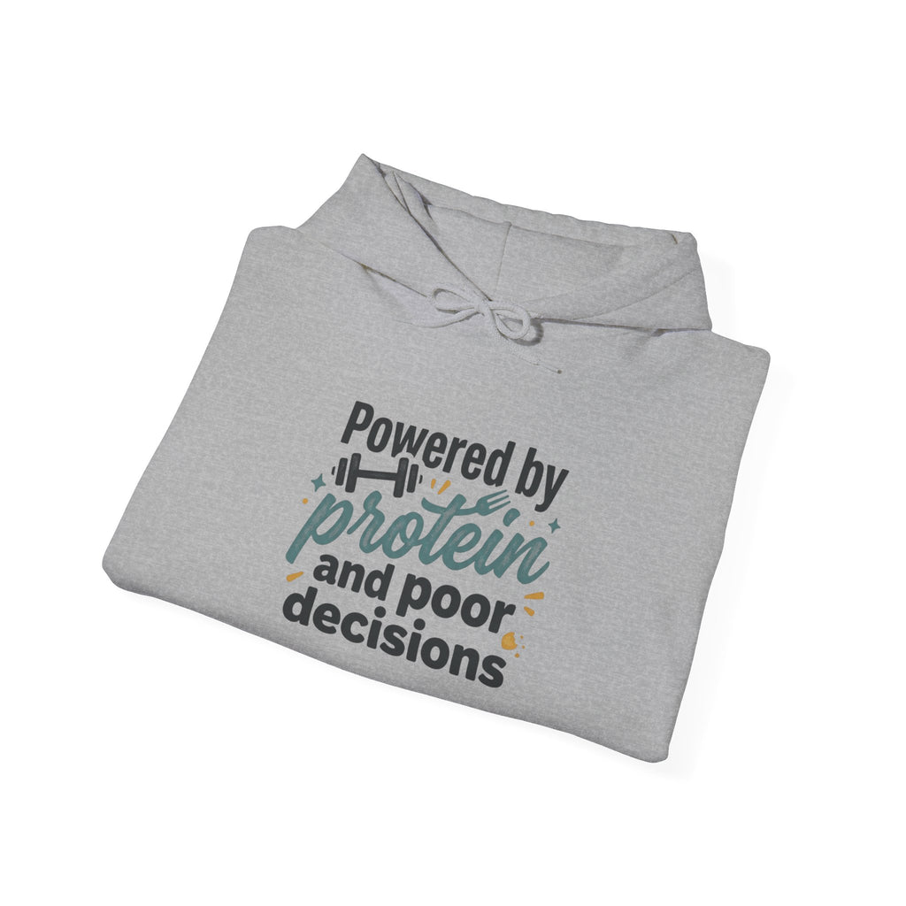 Powered by Protein Unisex Heavy Blend™ Hooded Sweatshirt