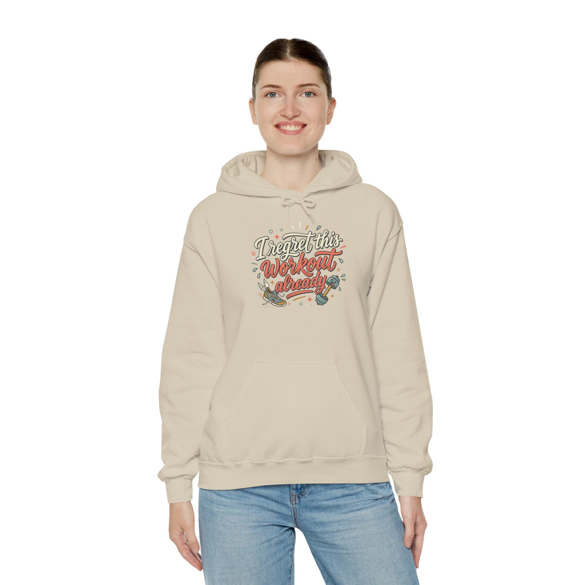 I Regret This Workout Unisex Heavy Blend™ Hooded Sweatshirt
