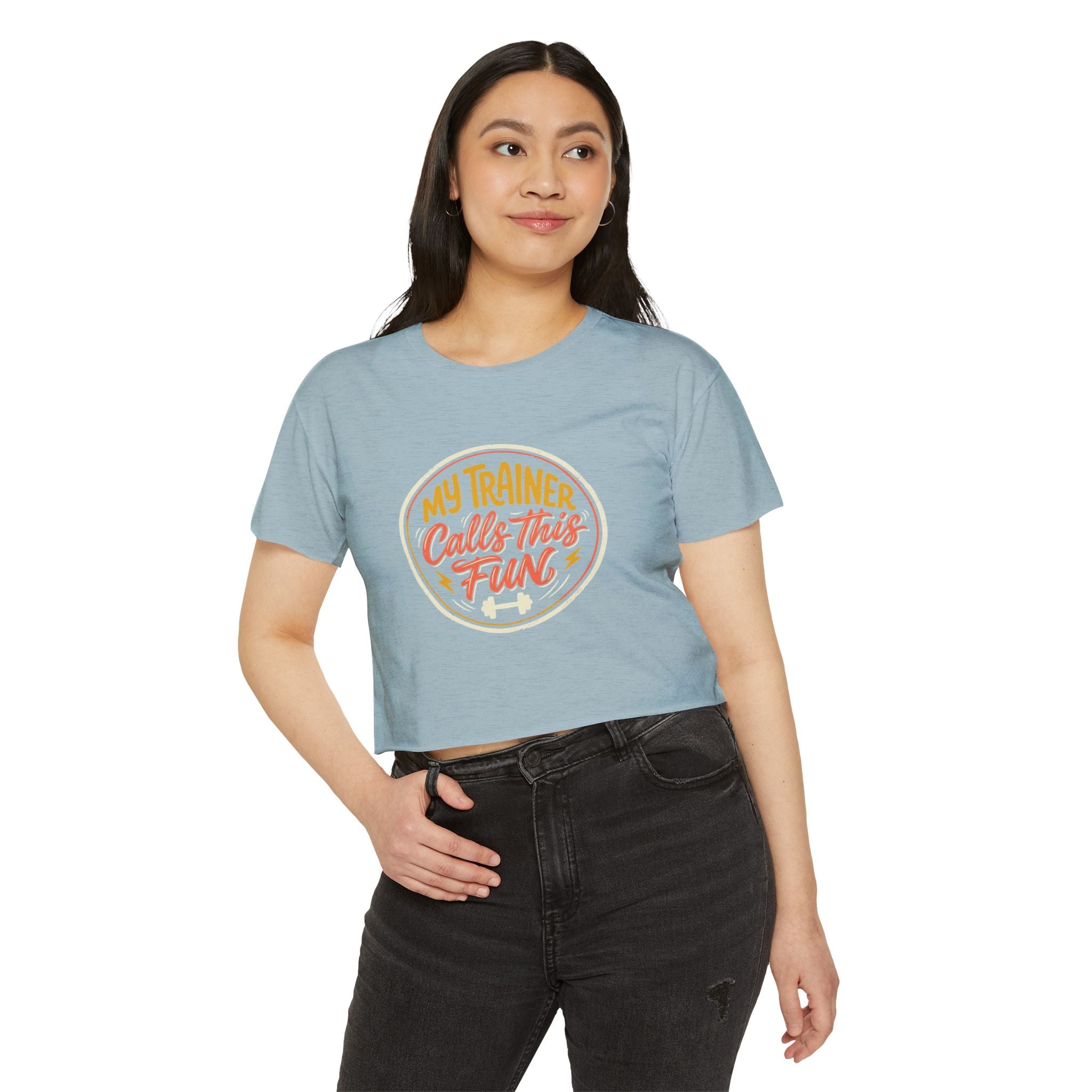 My Trainer Calls This Fun Women's Festival Crop Top