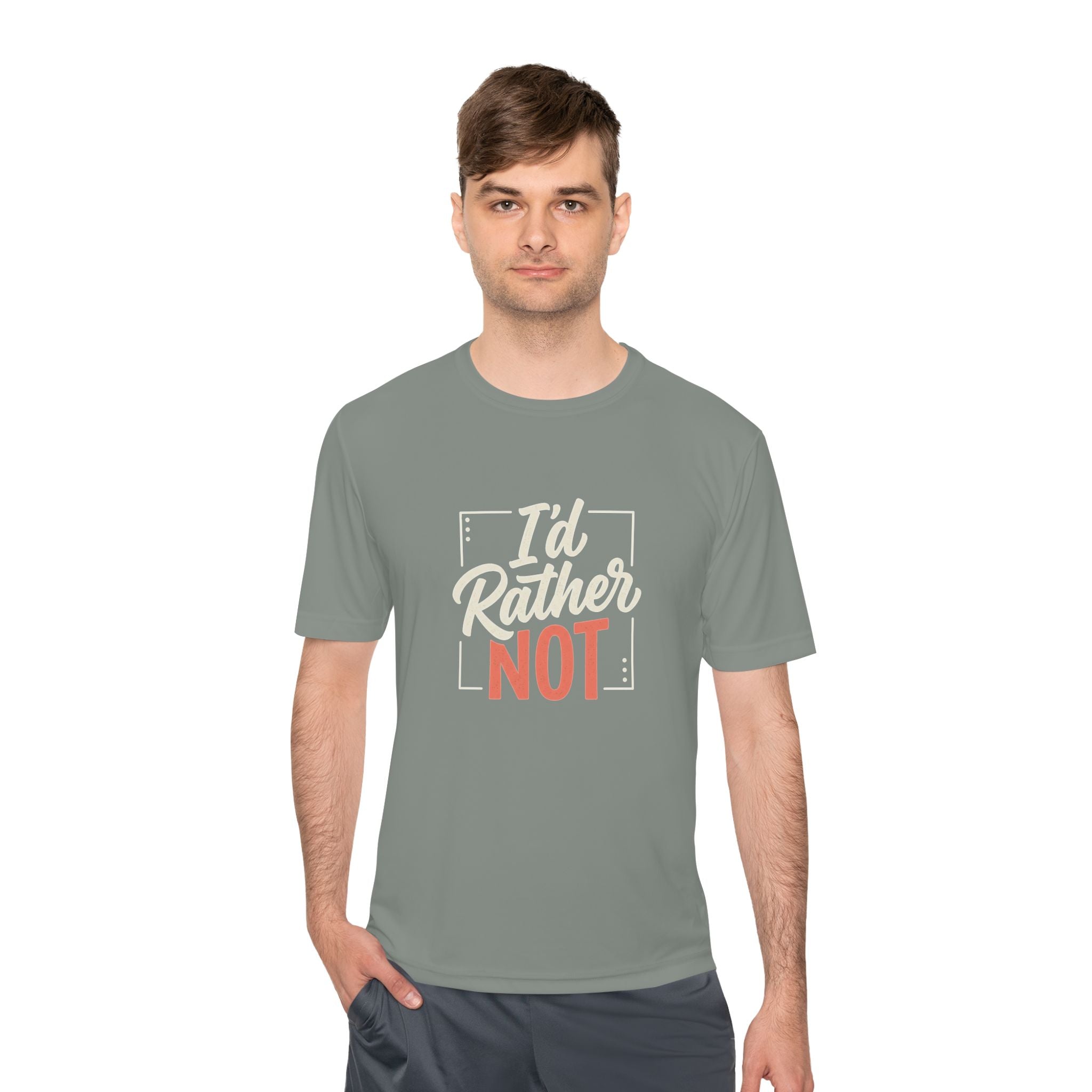 I'd Rather Not Unisex Moisture Wicking Tee