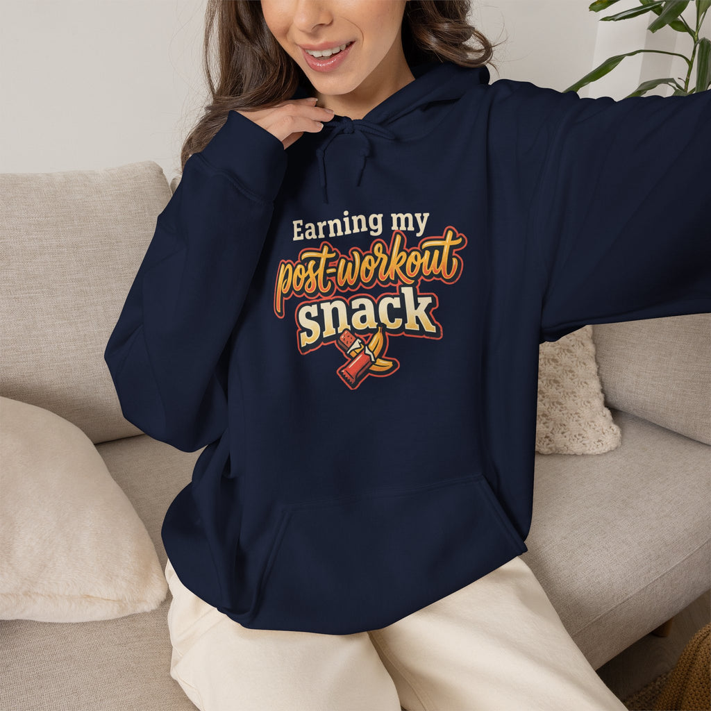 Earning My Post-Workout Snack Unisex Heavy Blend™ Hooded Sweatshirt
