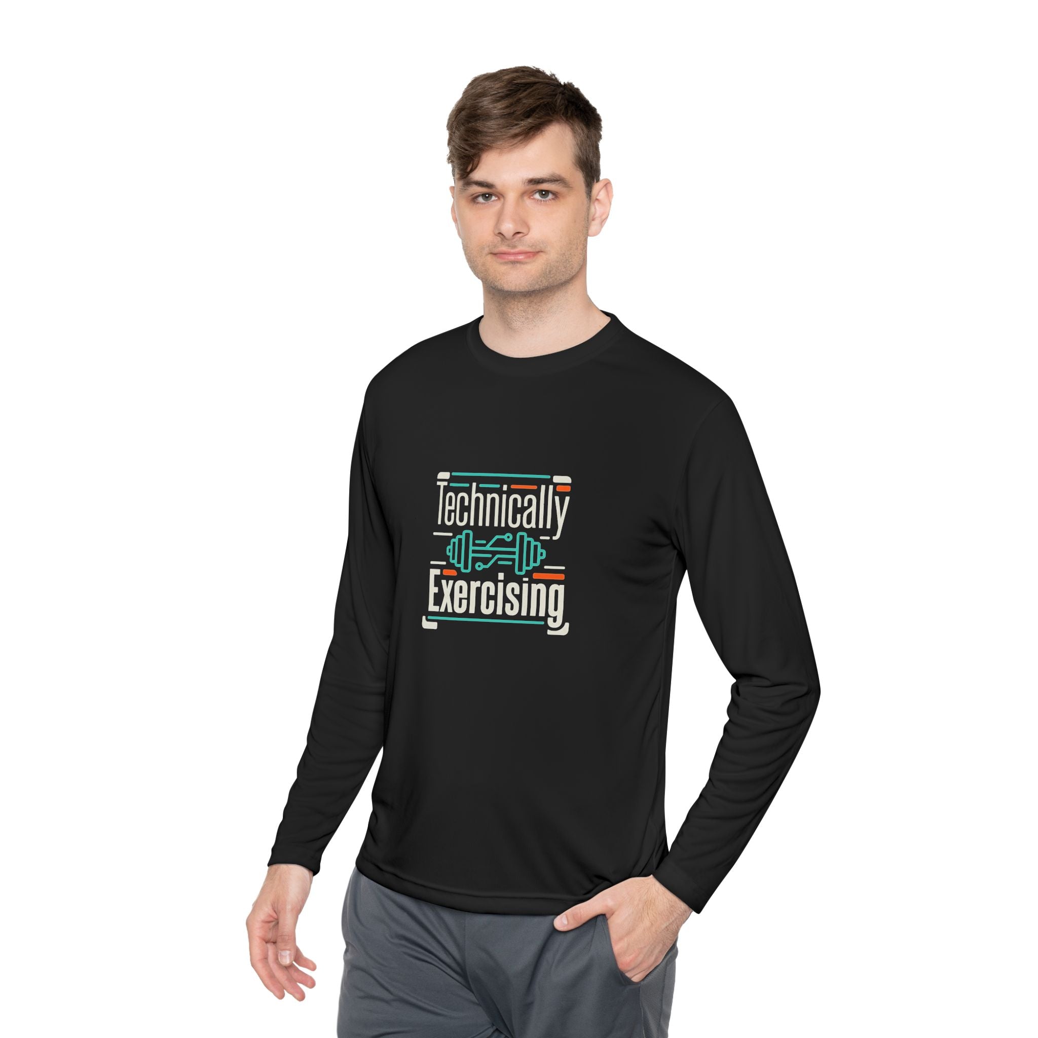 Technically Exercising Unisex Lightweight Long Sleeve Tee