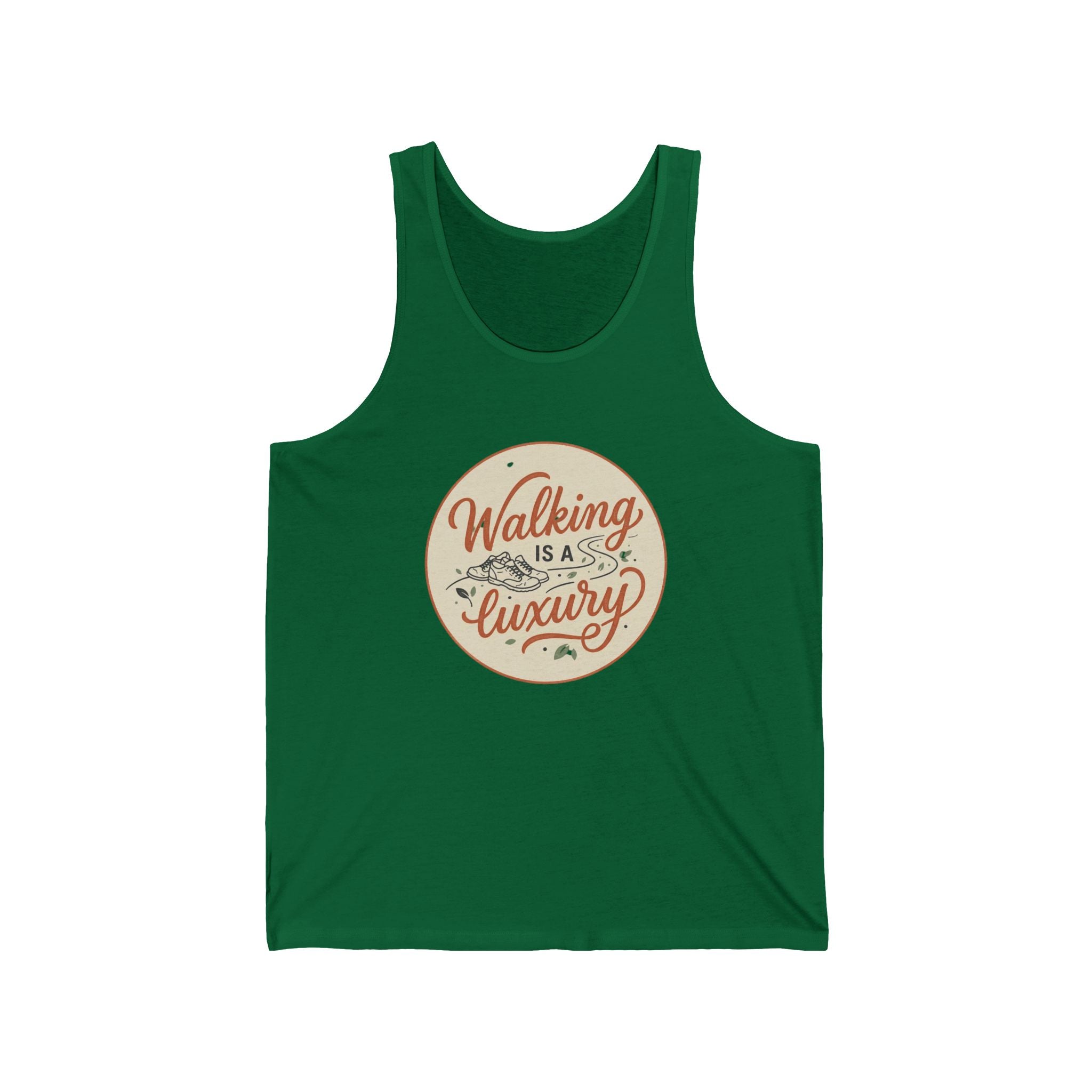Walking is a Luxury Unisex Jersey Tank