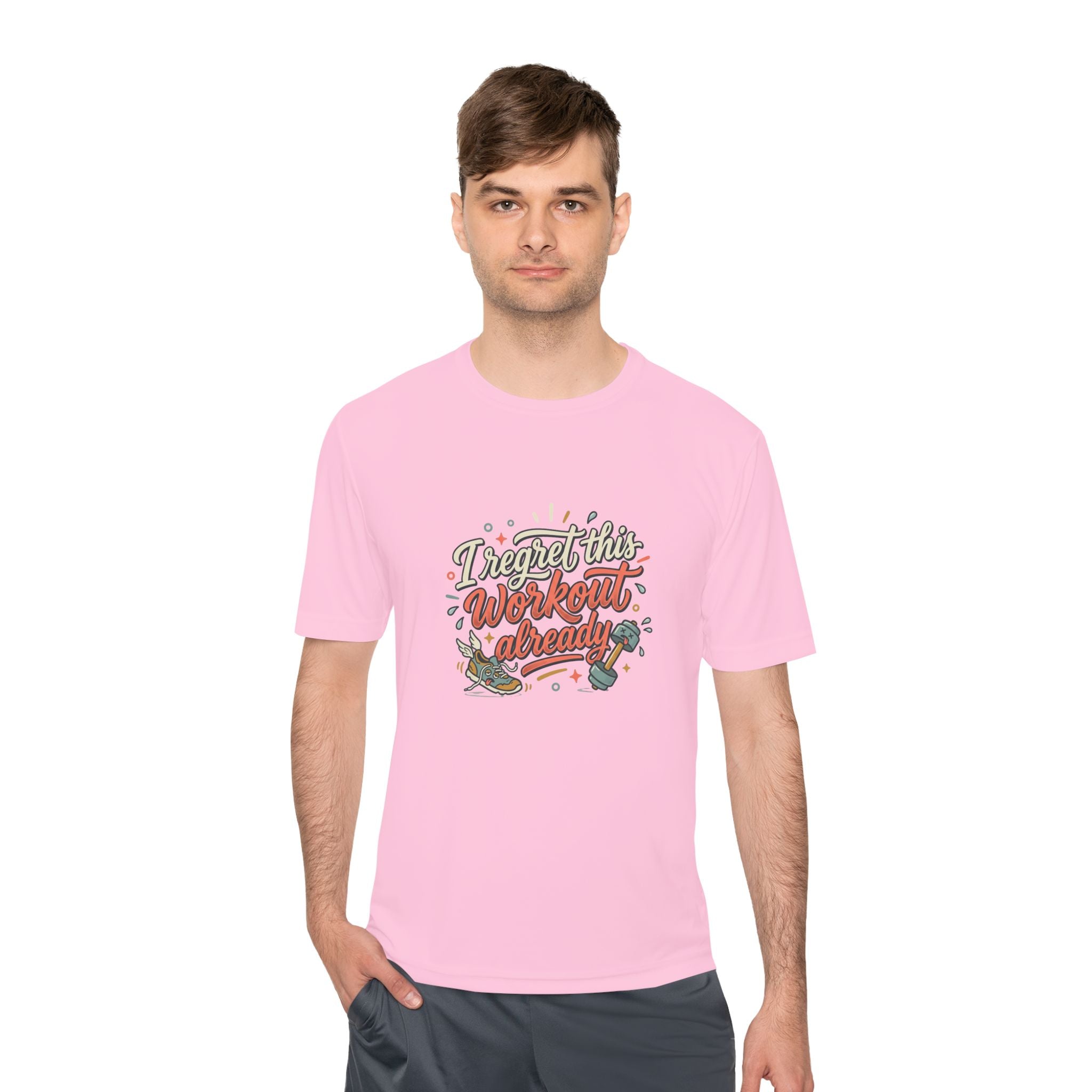 I Regret This Workout Already Unisex Moisture Wicking Tee