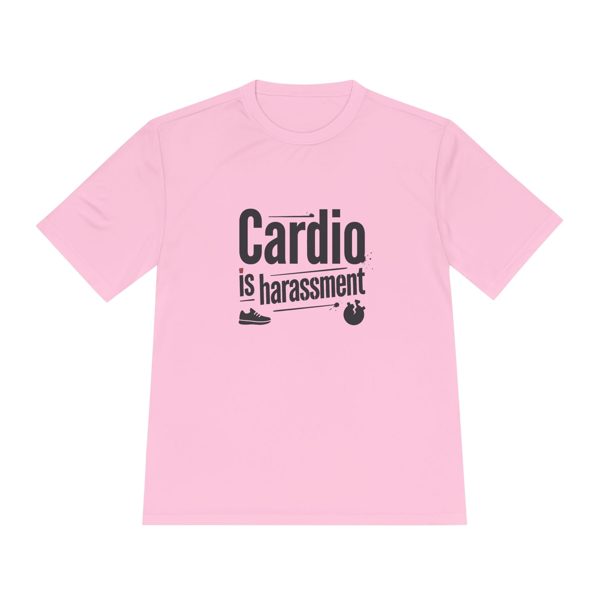 Cardio is Harassment Unisex Moisture Wicking Tee