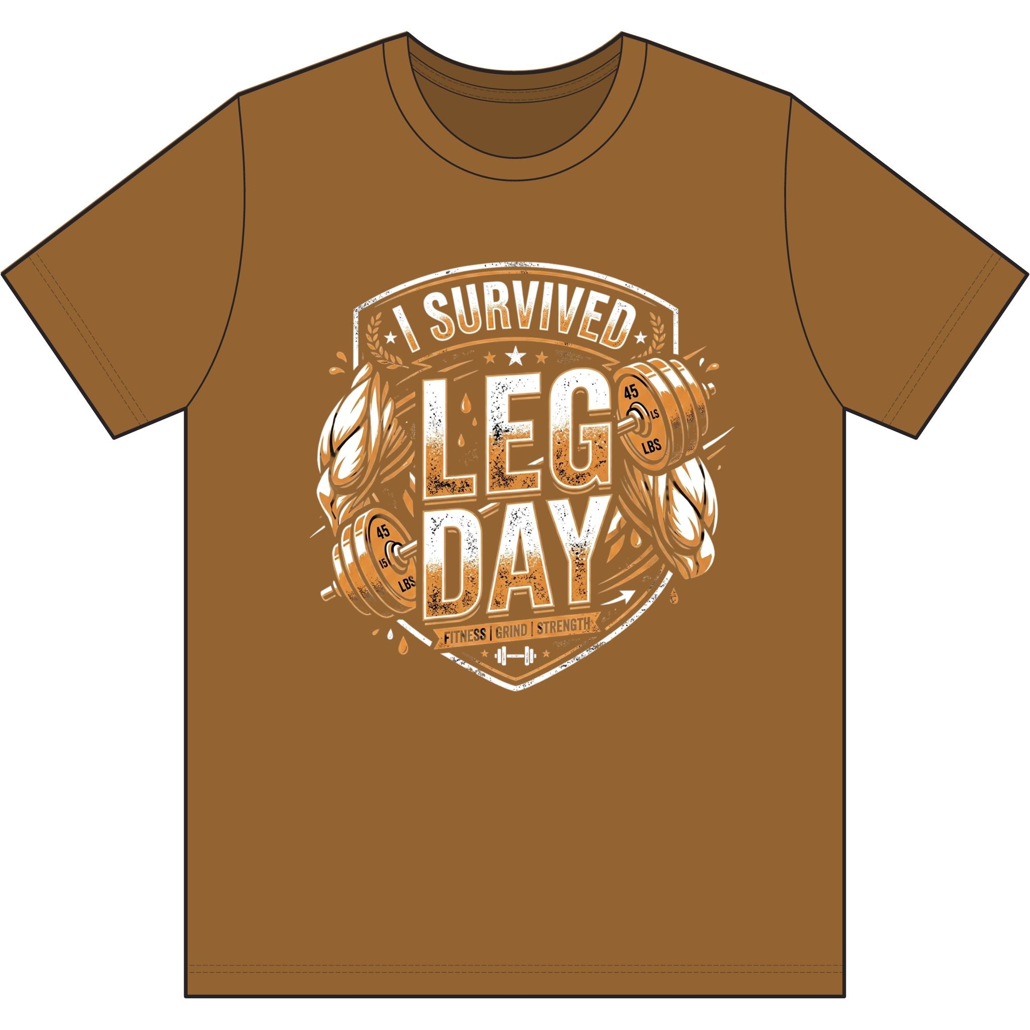 I Survived Leg Day Dri-Power 100% Polyester T-Shirt