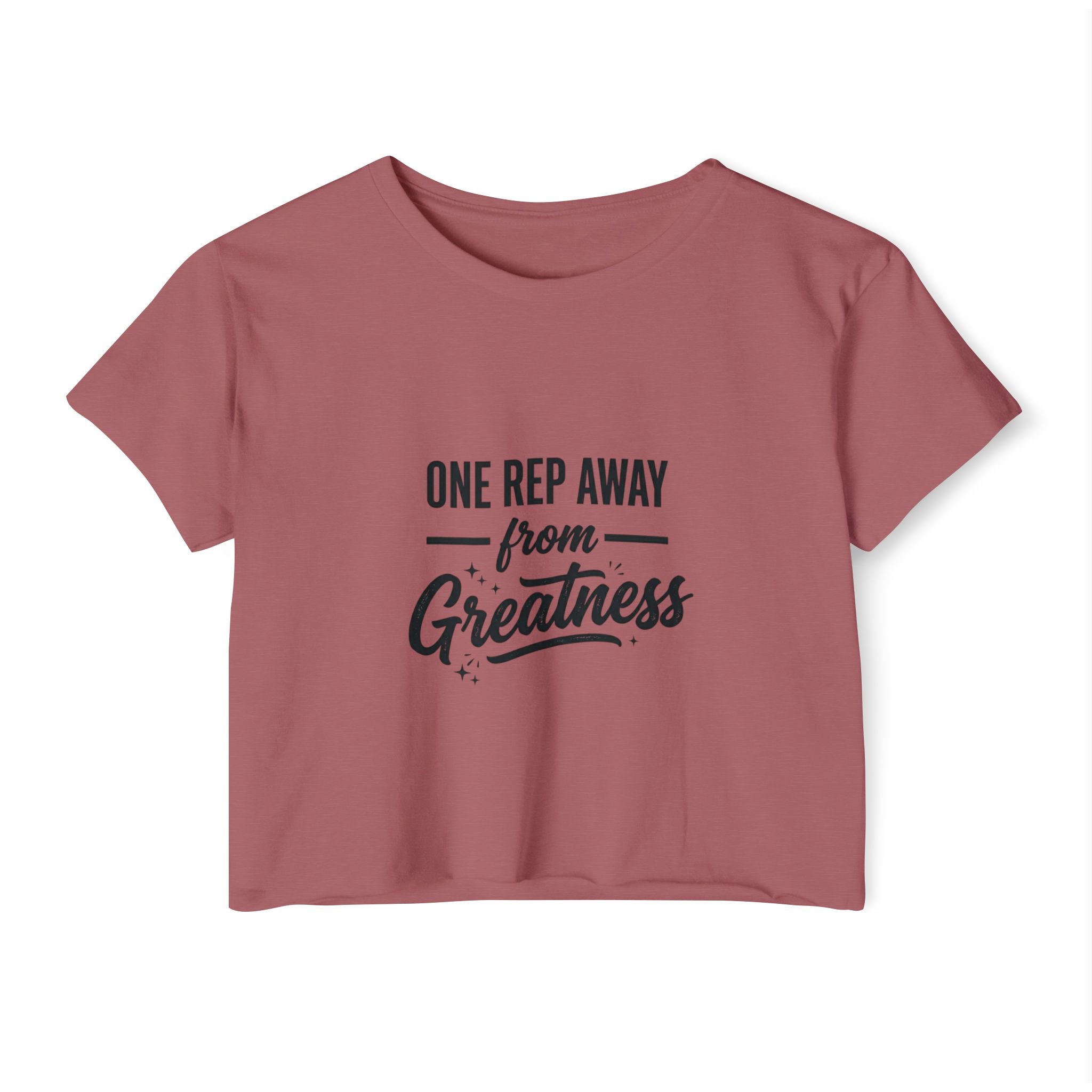One Rep Away Women's Festival Crop Top