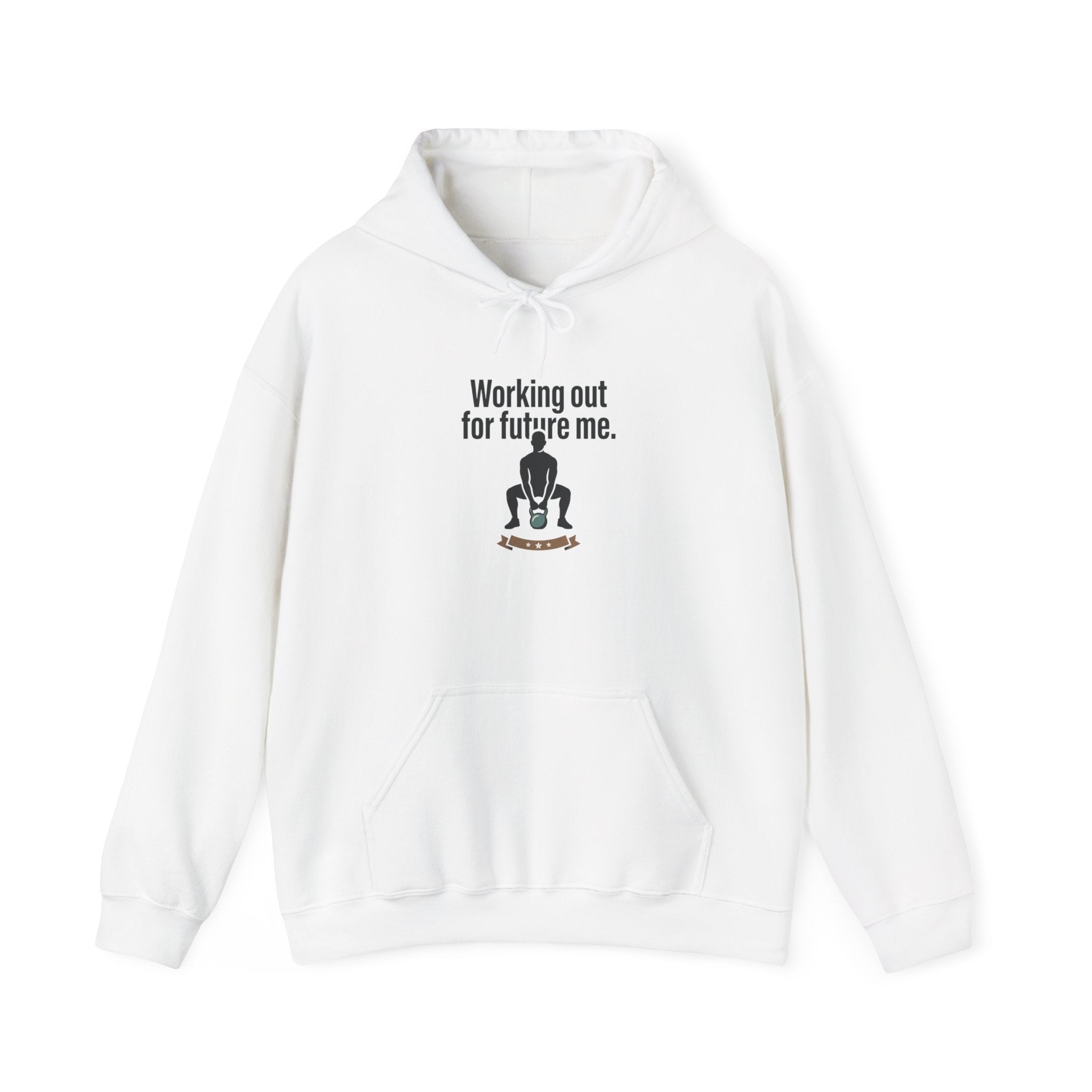 Working Out For Future Me Unisex Heavy Blend™ Hooded Sweatshirt