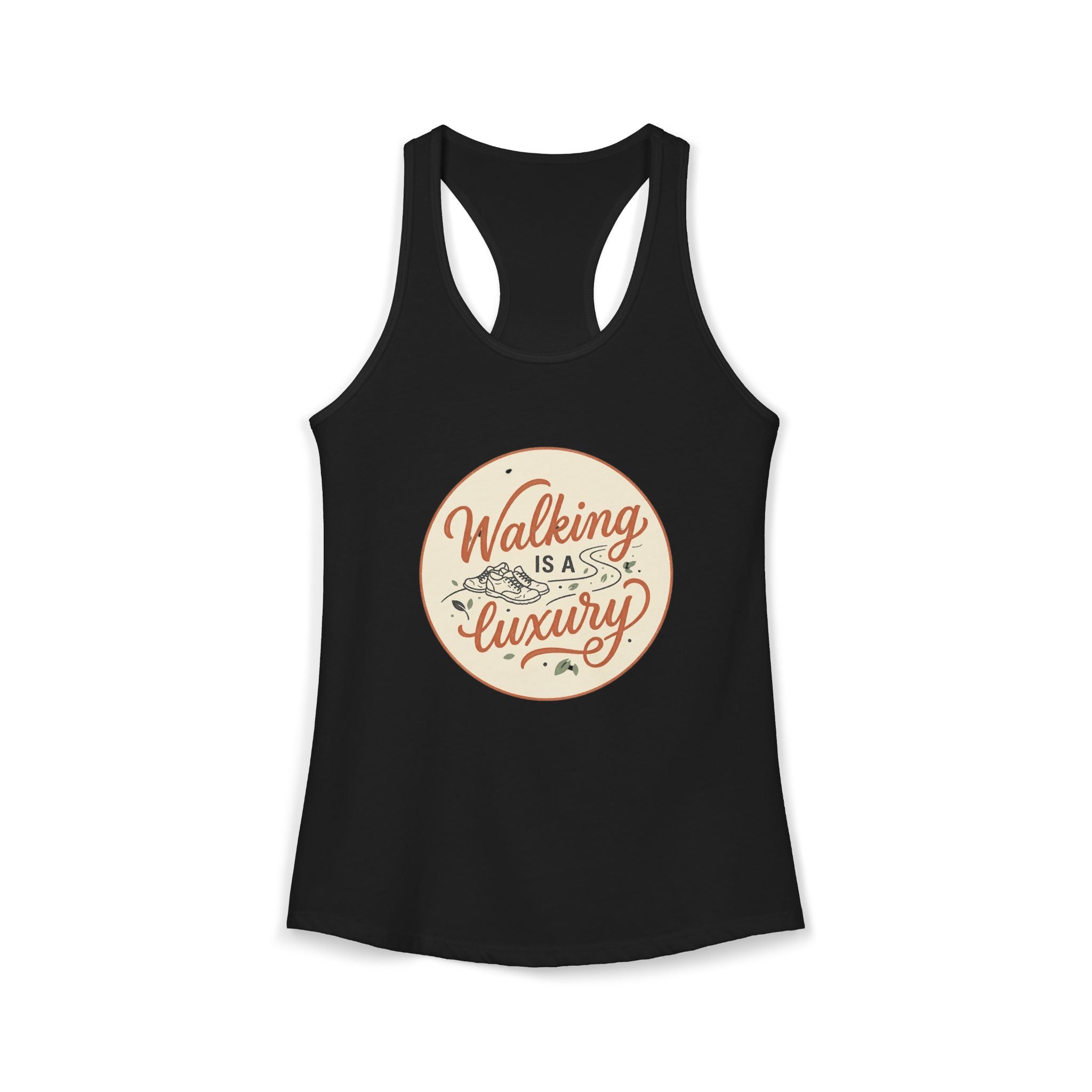 Walking is a Luxury Women's Ideal Racerback Tank