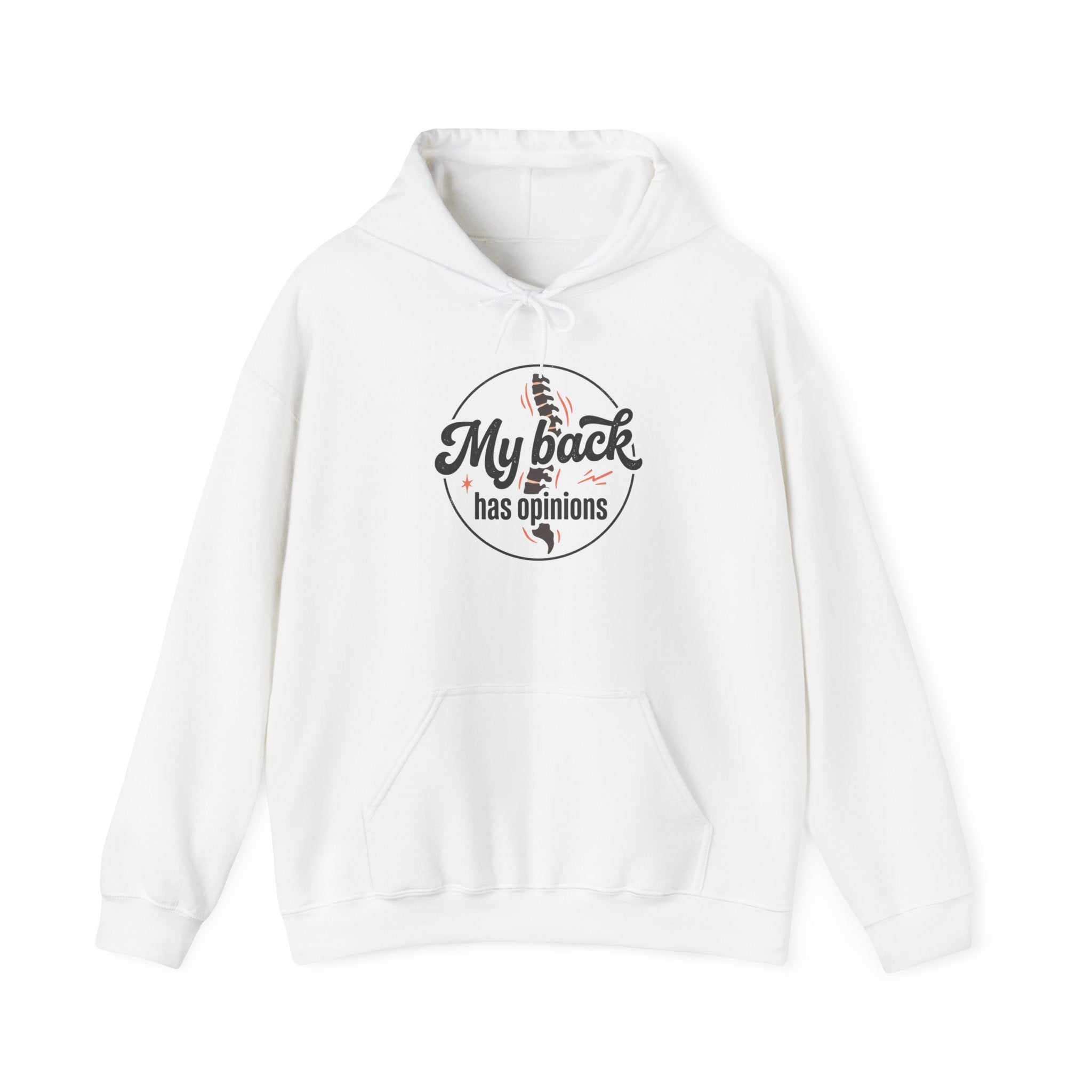My Back Has Opinions Unisex Heavy Blend™ Hooded Sweatshirt