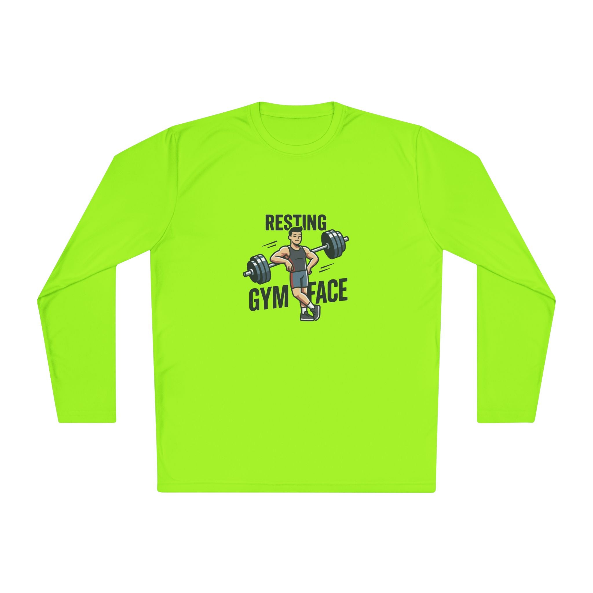 Resting Gym Face Unisex Lightweight Long Sleeve Tee
