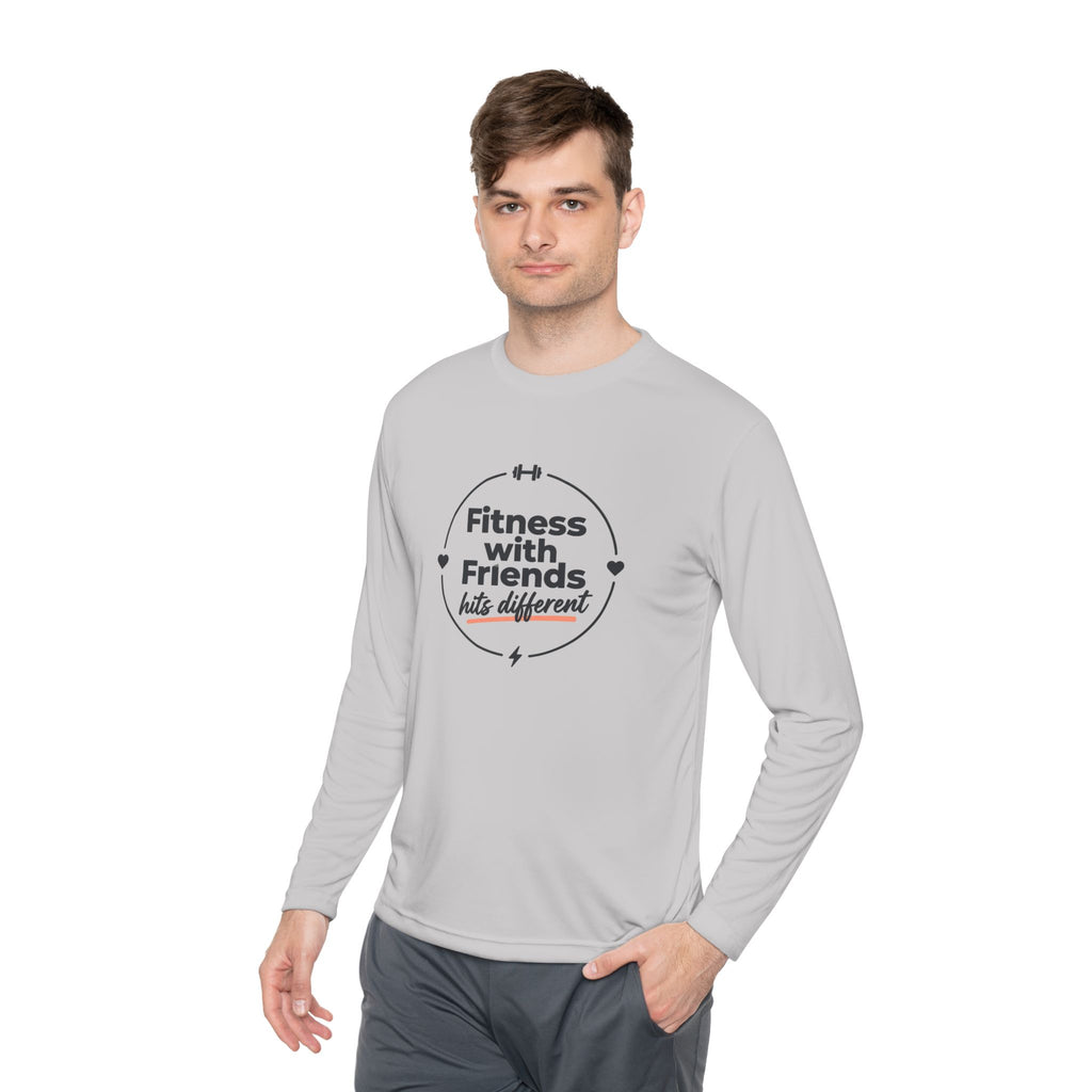 Fitness with Friends Unisex Lightweight Long Sleeve Tee