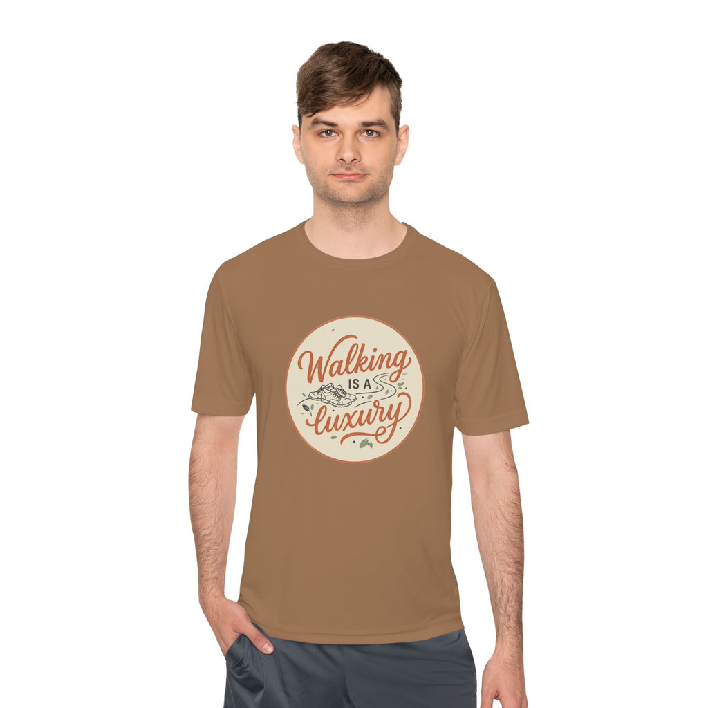 Walking is a Luxury Unisex Moisture Wicking Tee