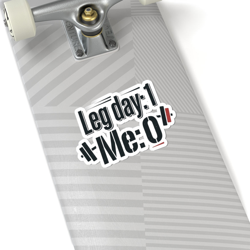 Leg Day Kiss-Cut Stickers