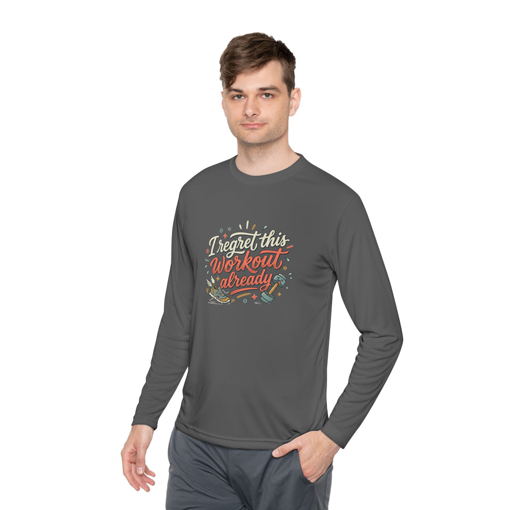 I Regret This Workout Already Unisex Lightweight Long Sleeve Tee