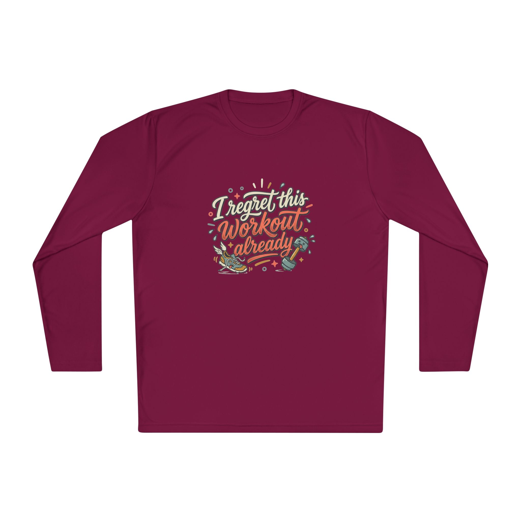 I Regret This Workout Already Unisex Lightweight Long Sleeve Tee