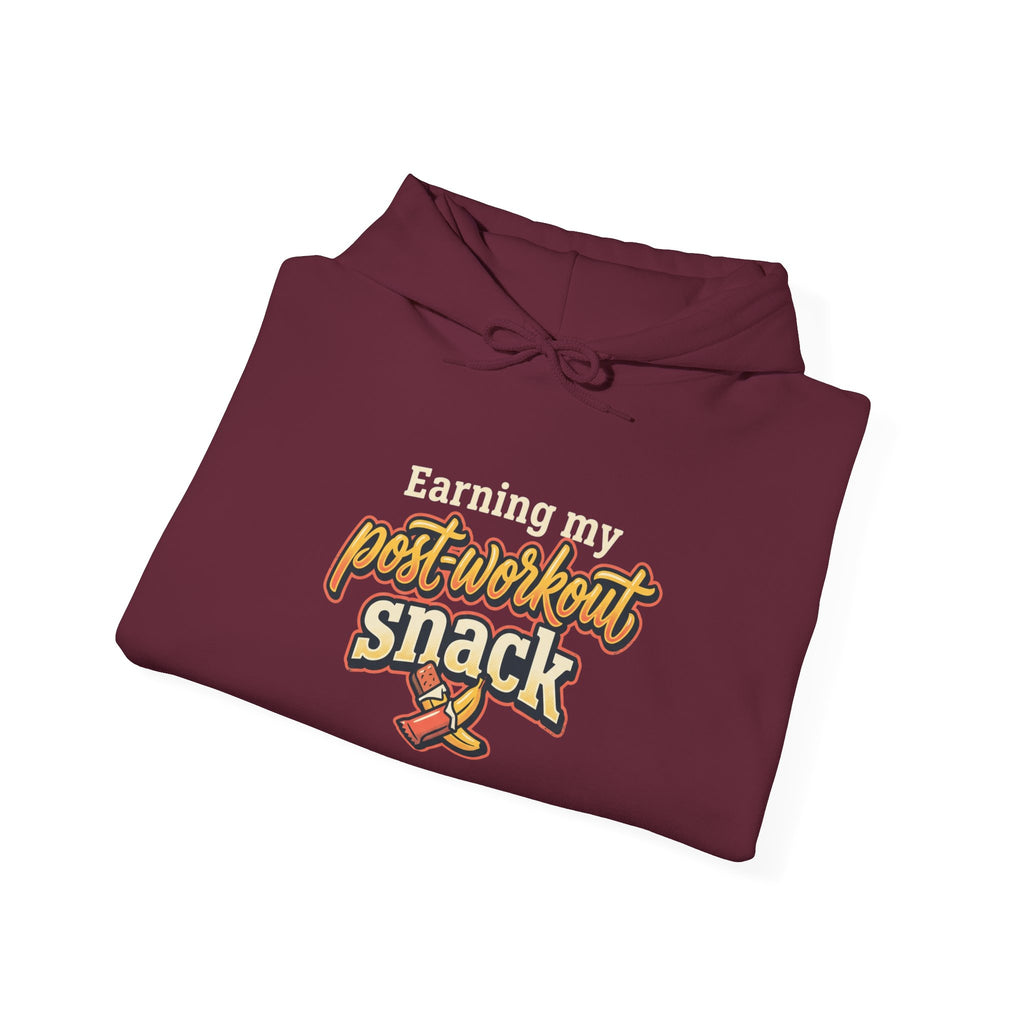 Earning My Post-Workout Snack Unisex Heavy Blend™ Hooded Sweatshirt