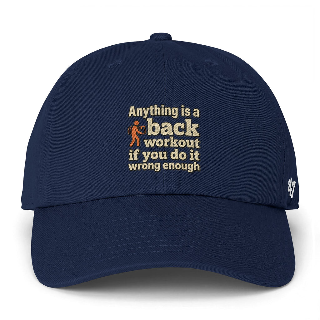 Anything is a Back Workout Clean Up Cap