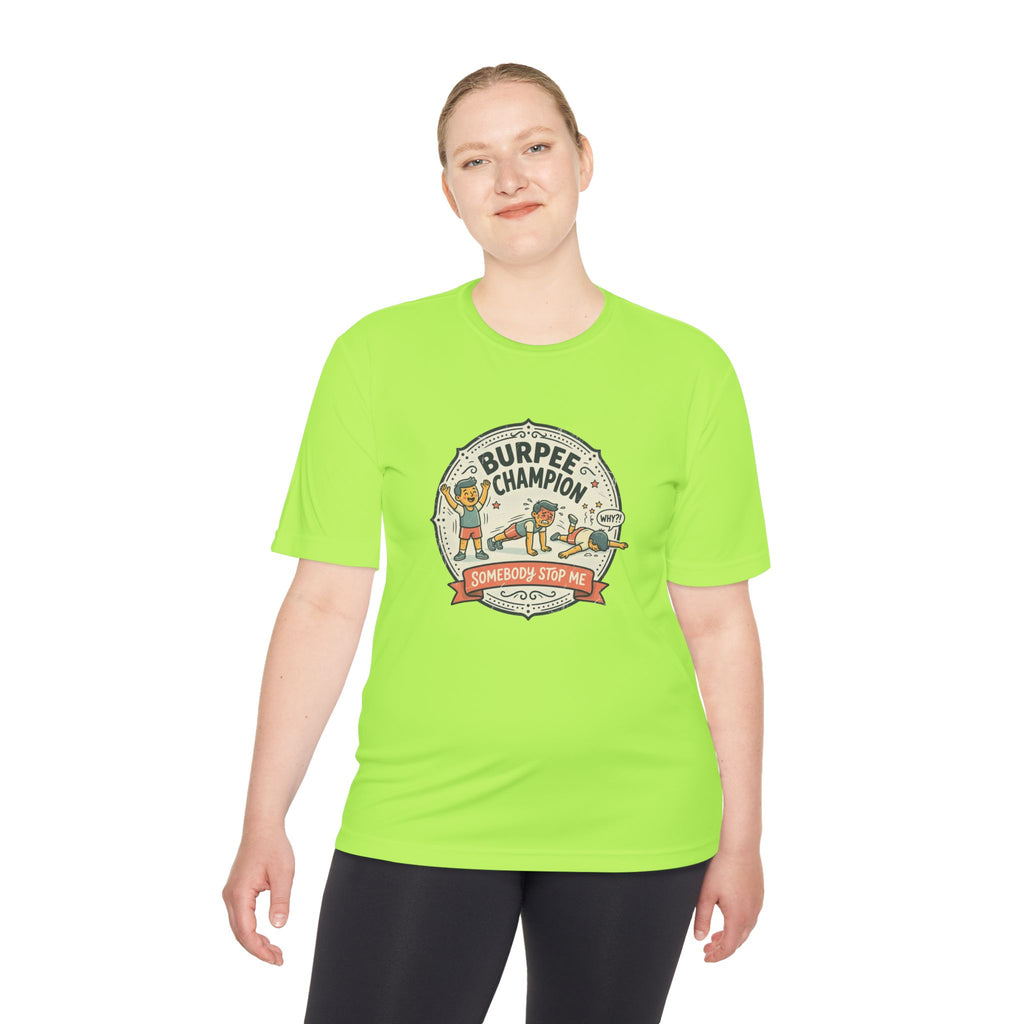 Burpee Champion Unisex Moisture Wicking Tee