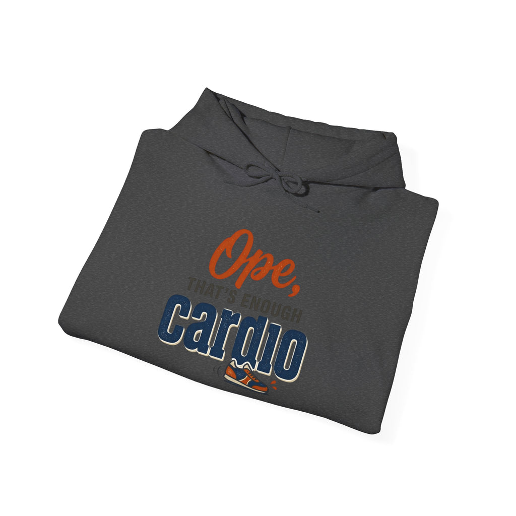 Ope, That's Enough Cardio Unisex Heavy Blend™ Hooded Sweatshirt