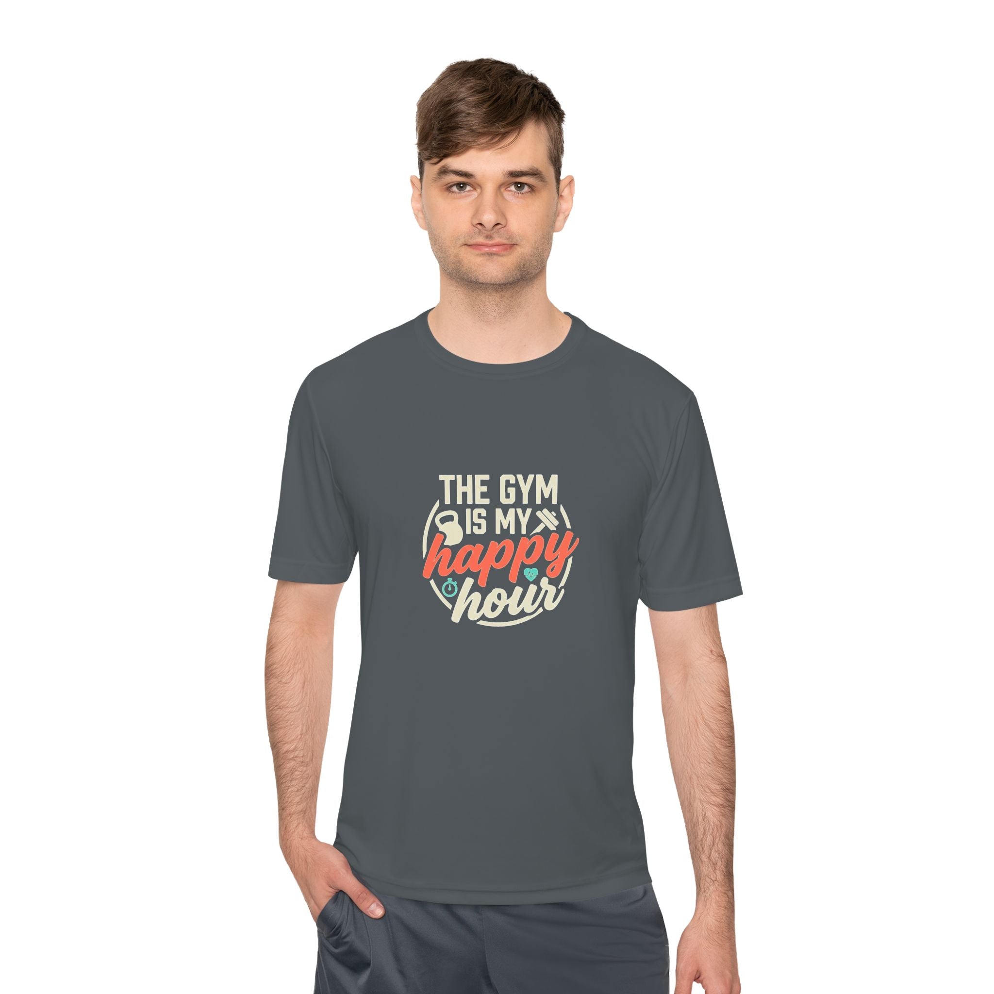 The Gym is My Happy Hour Unisex Moisture Wicking Tee