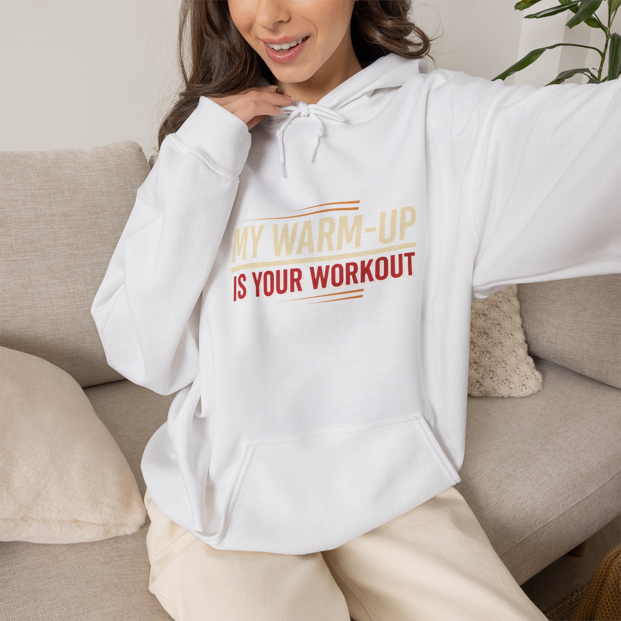 My Warm-Up is Your Workout Unisex Heavy Blend™ Hooded Sweatshirt