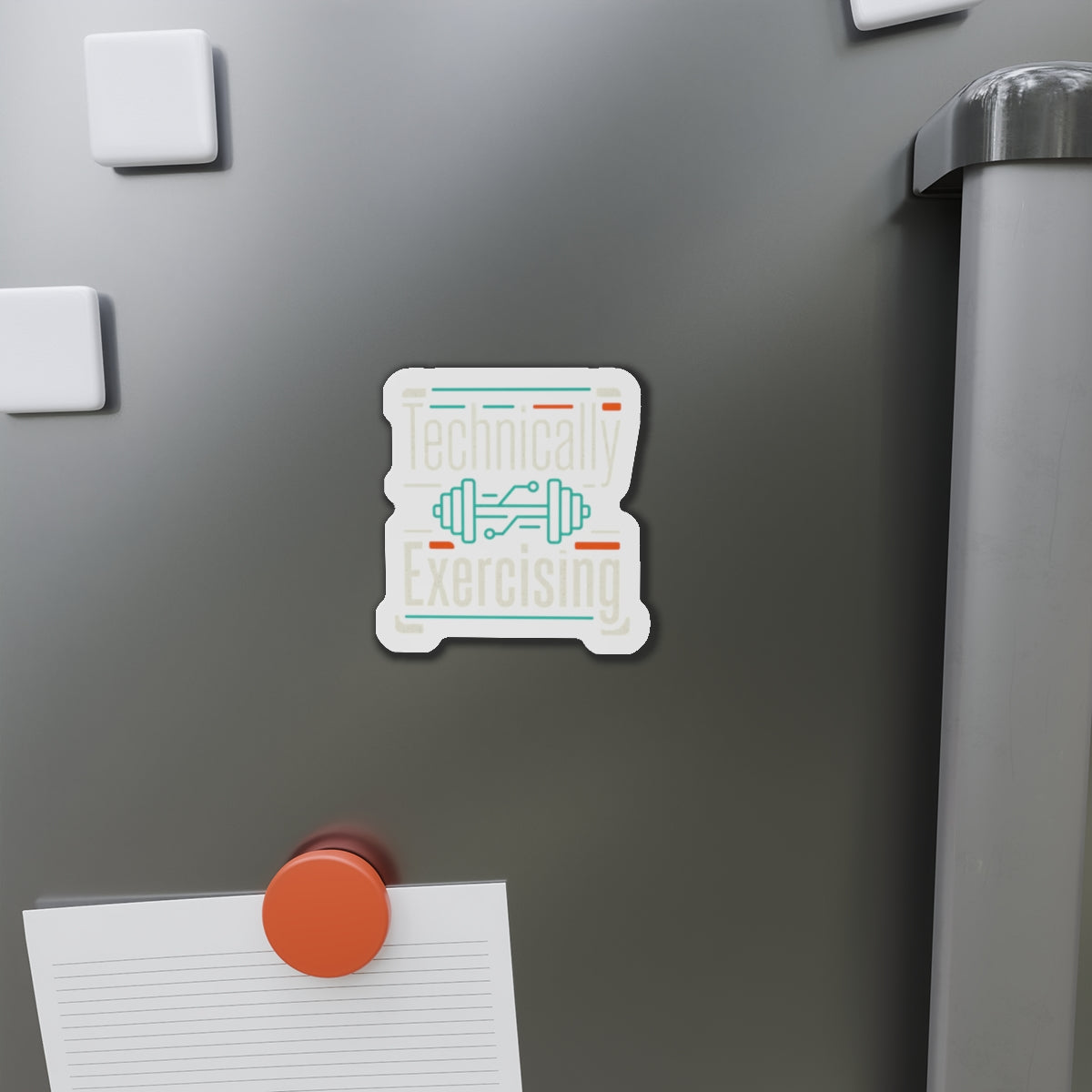 Technically Exercising Die-Cut Magnets
