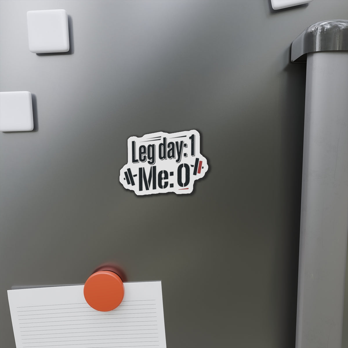 Leg Day Die-Cut Magnets