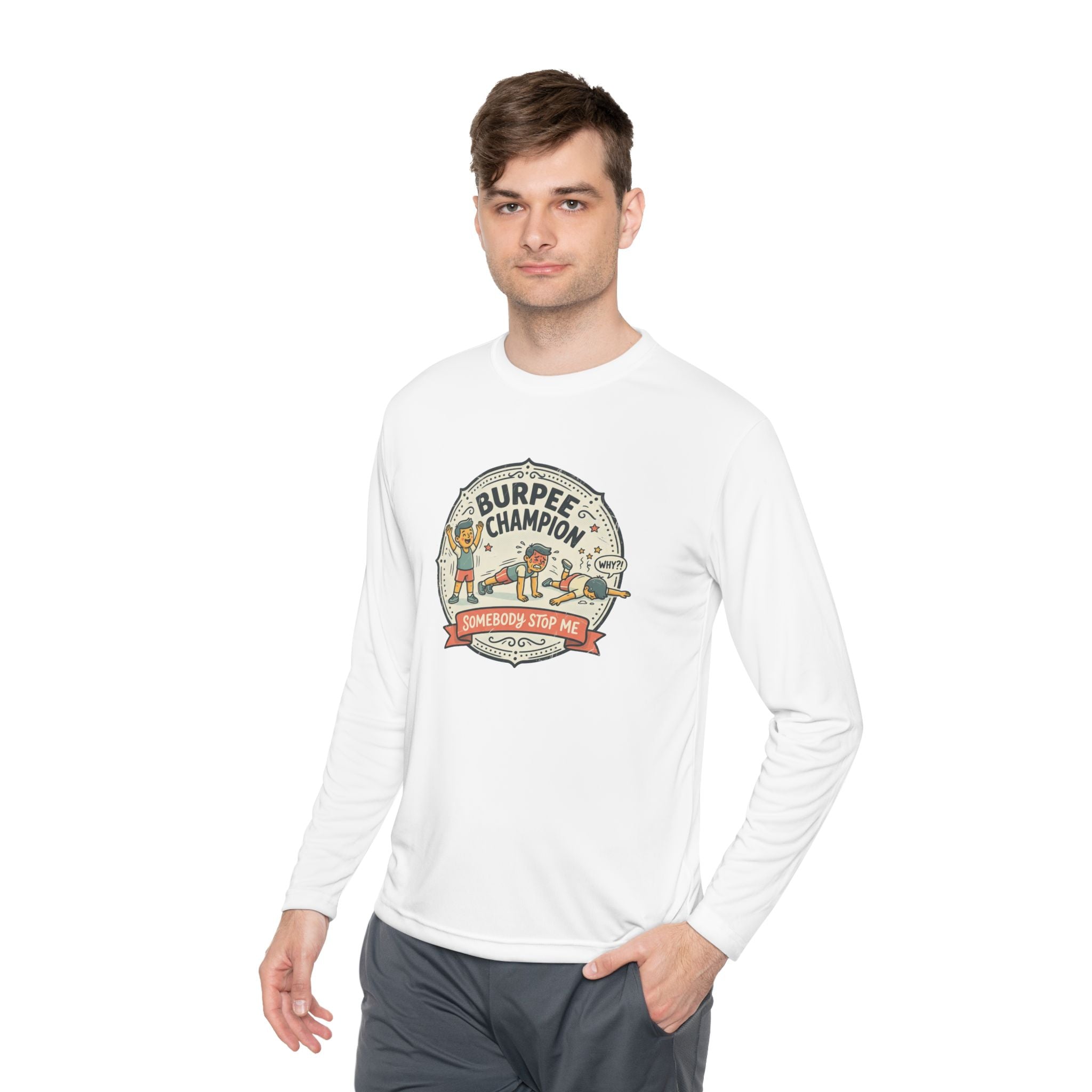 Burpee Champion Unisex Lightweight Long Sleeve Tee