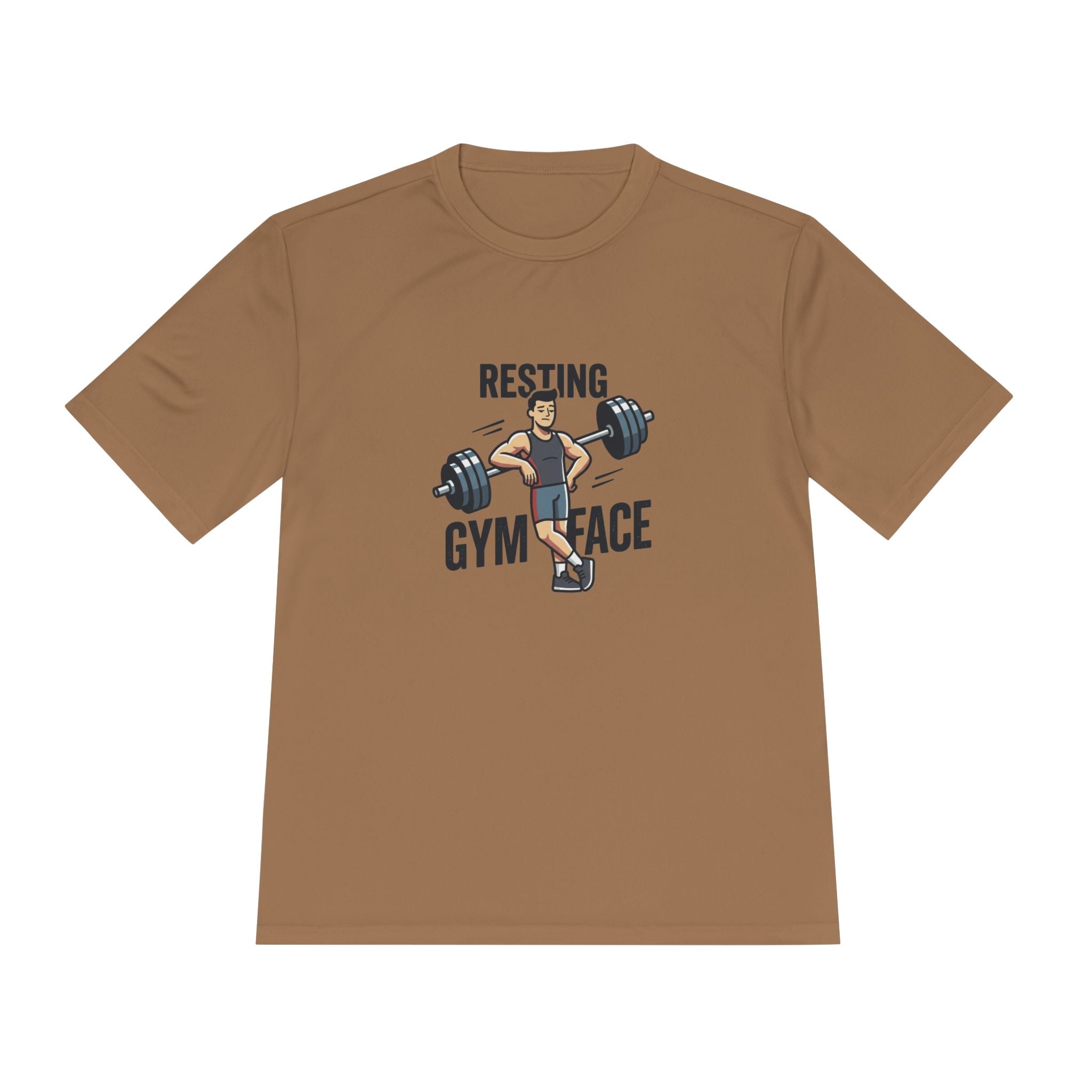Resting Gym Face Unisex Moisture Wicking Tee
