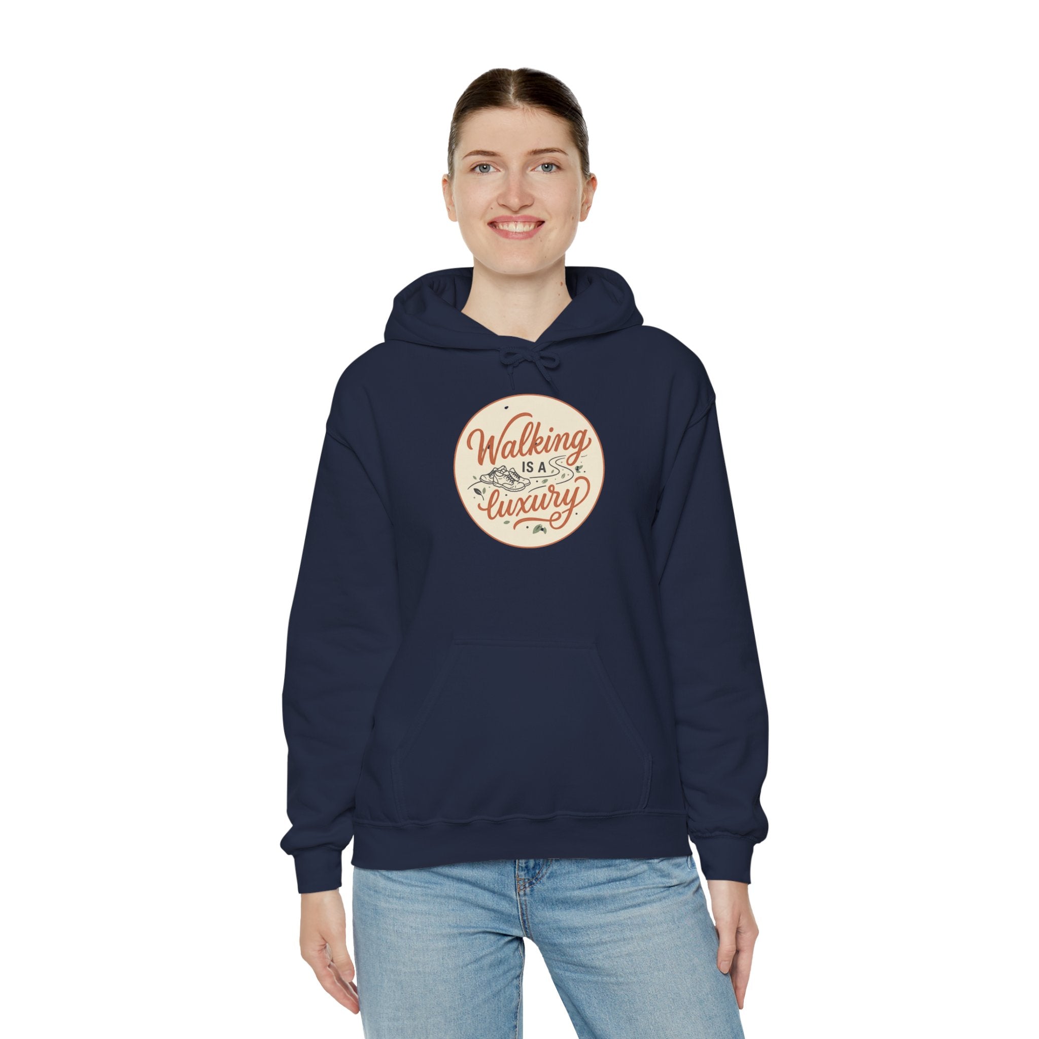 Walking is a Luxury Unisex Heavy Blend™ Hooded Sweatshirt