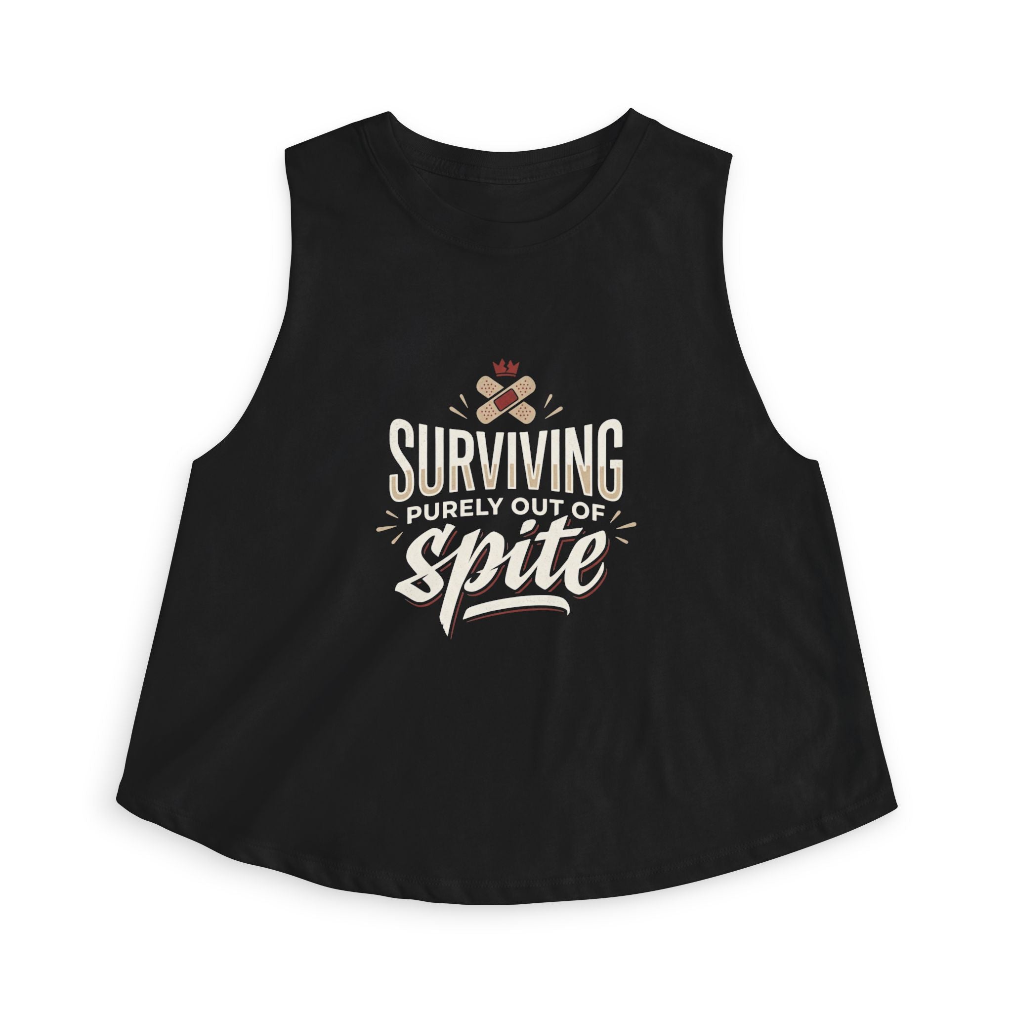 Surviving Purely Out of Spite Women's Crop Top