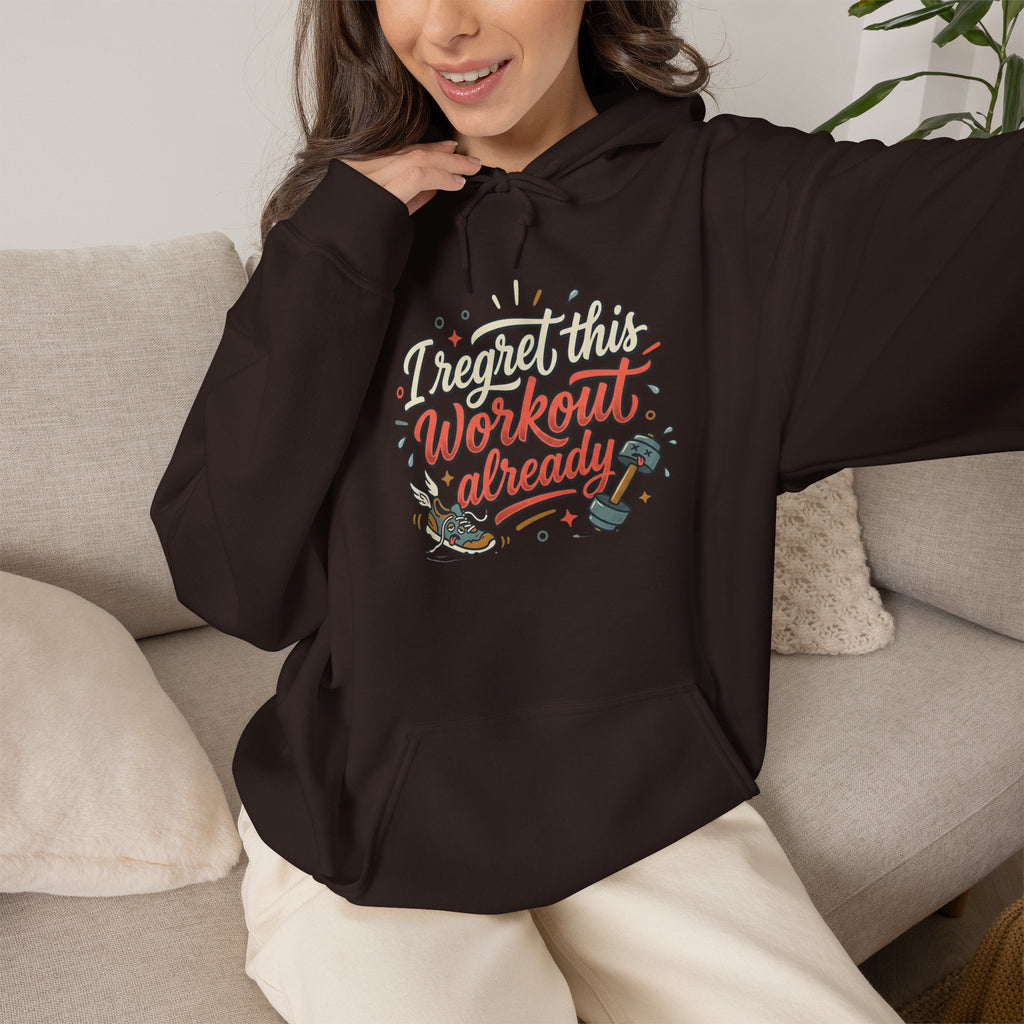 I Regret This Workout Unisex Heavy Blend™ Hooded Sweatshirt