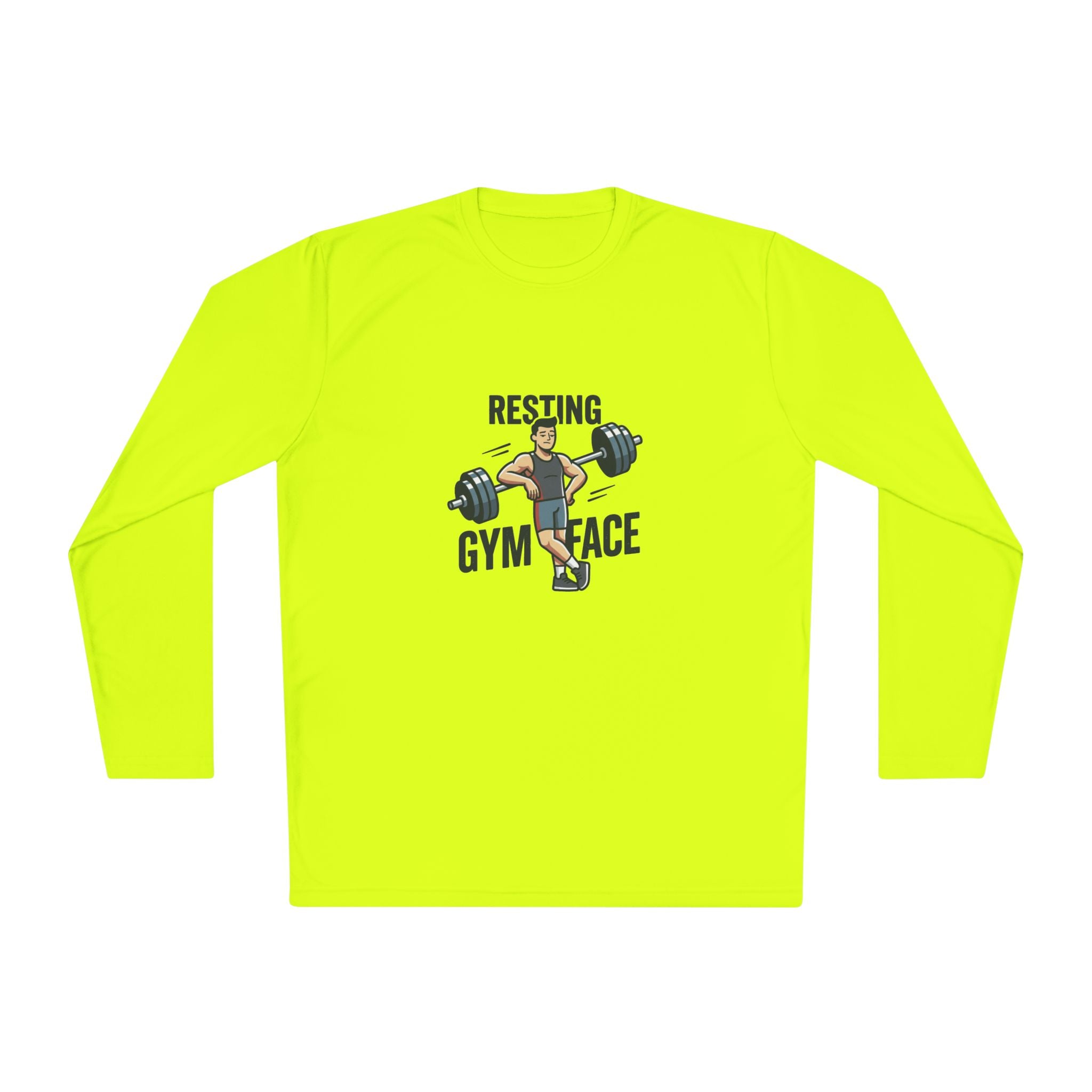 Resting Gym Face Unisex Lightweight Long Sleeve Tee