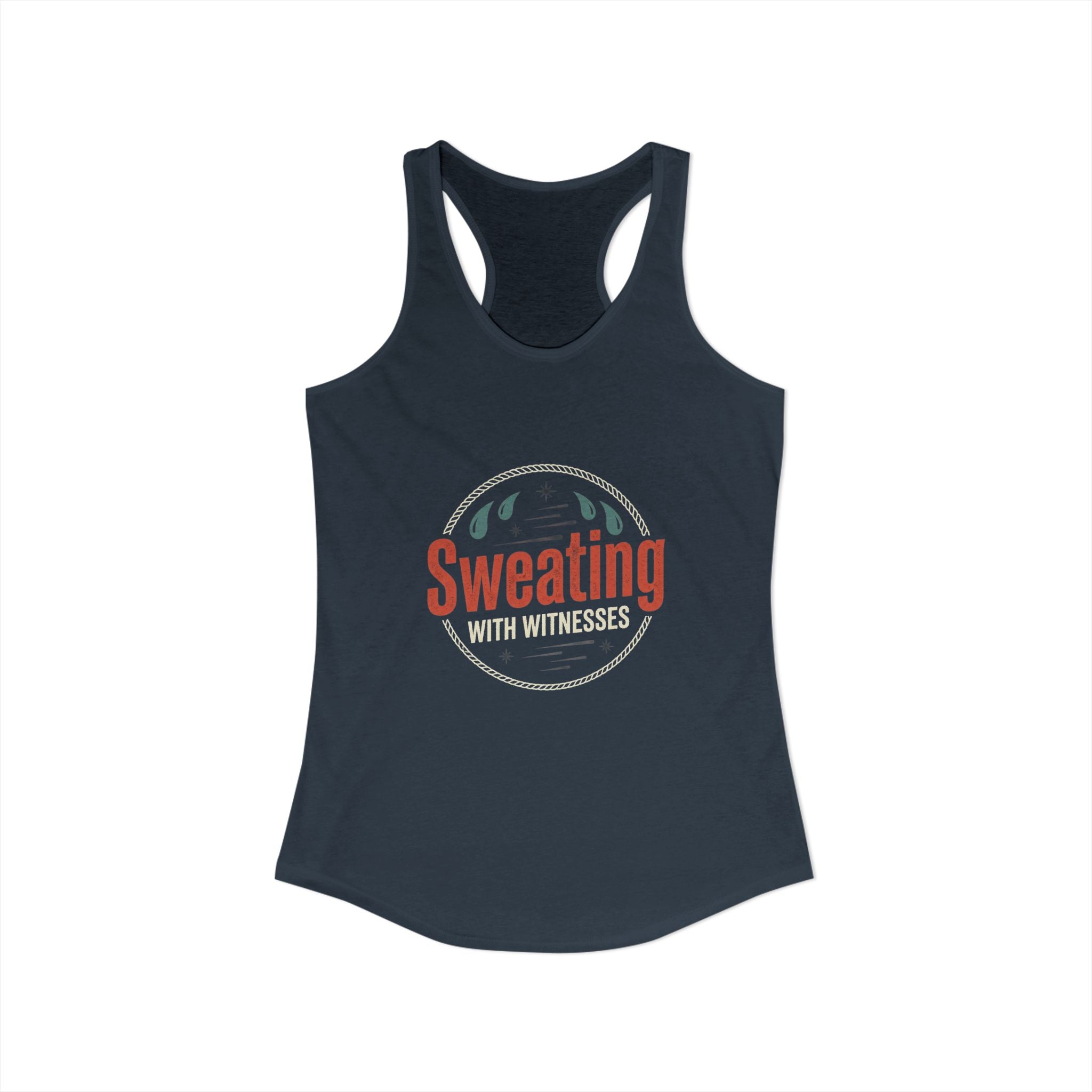 Sweating with Witnesses Women's Ideal Racerback Tank