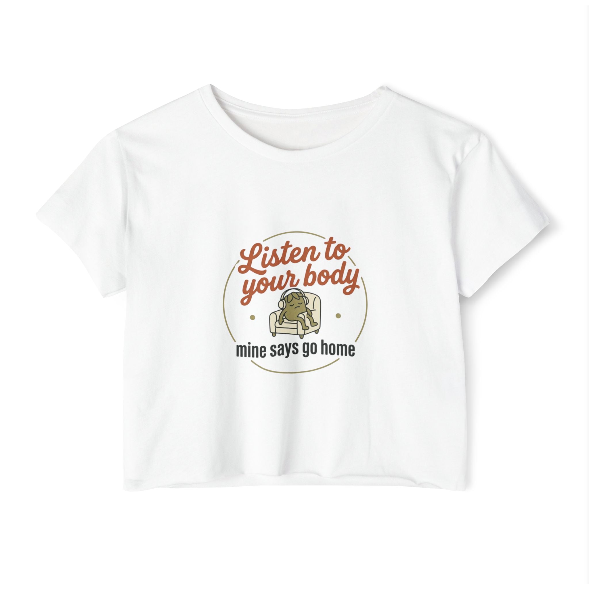 Listen to Your Body Women's Festival Crop Top