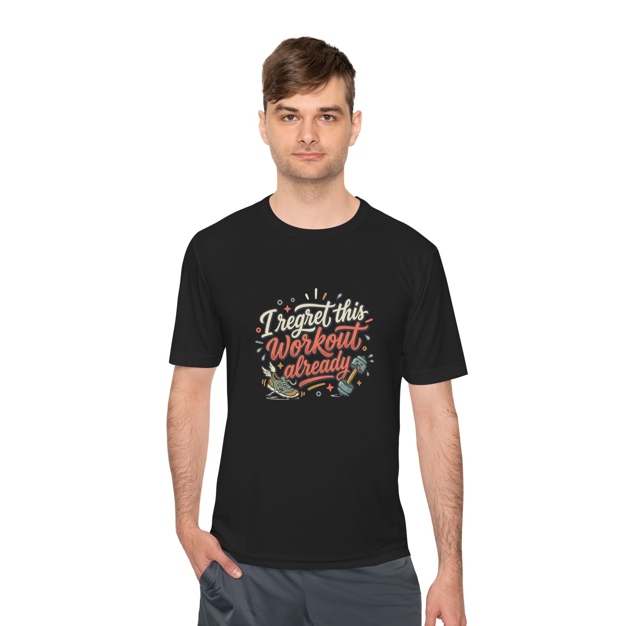 I Regret This Workout Already Unisex Moisture Wicking Tee