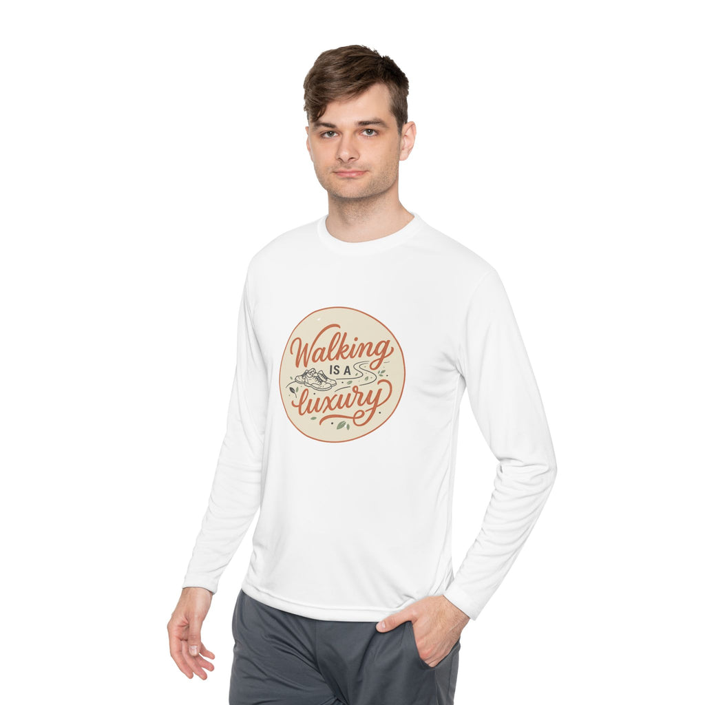 Walking is a Luxury Unisex Lightweight Long Sleeve Tee