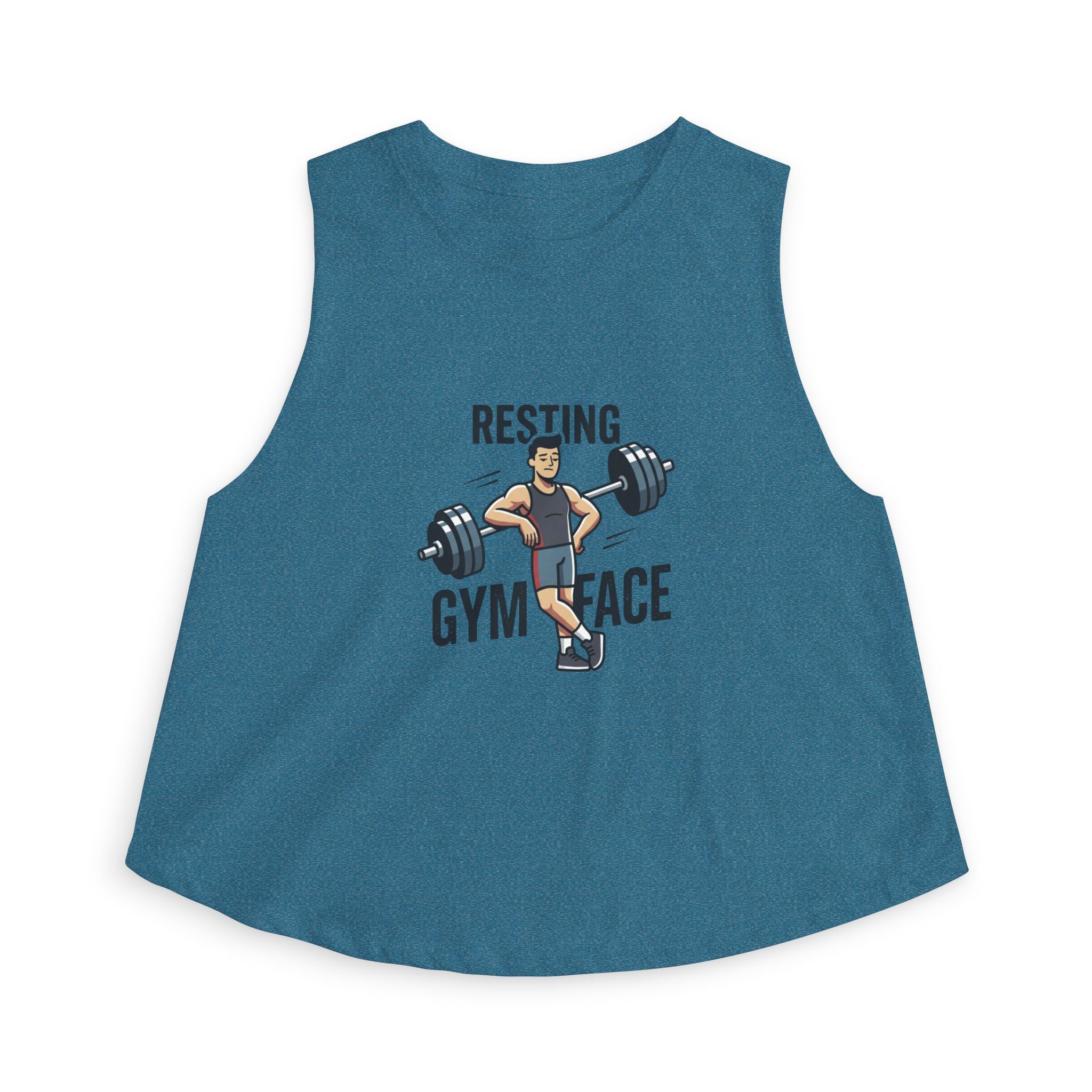 Resting Gym Face Women's Crop Top