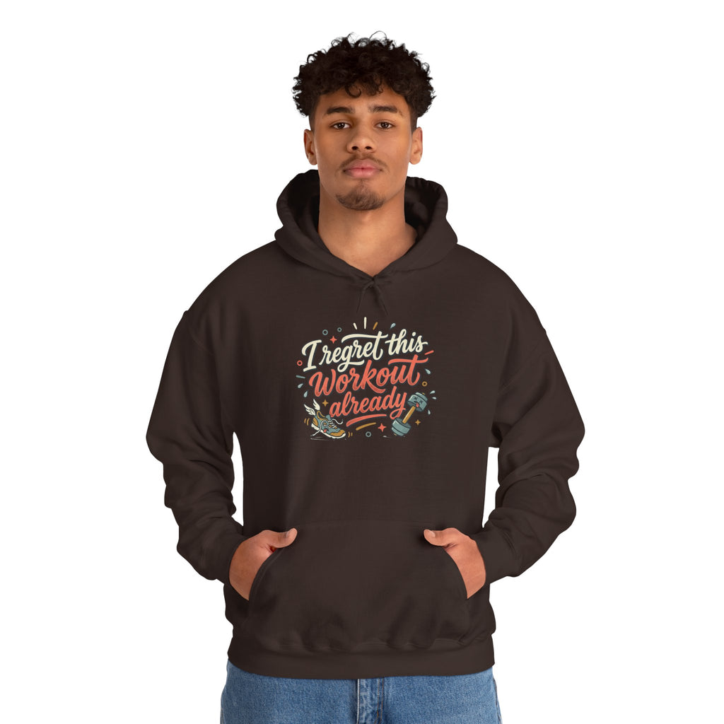 I Regret This Workout Unisex Heavy Blend™ Hooded Sweatshirt