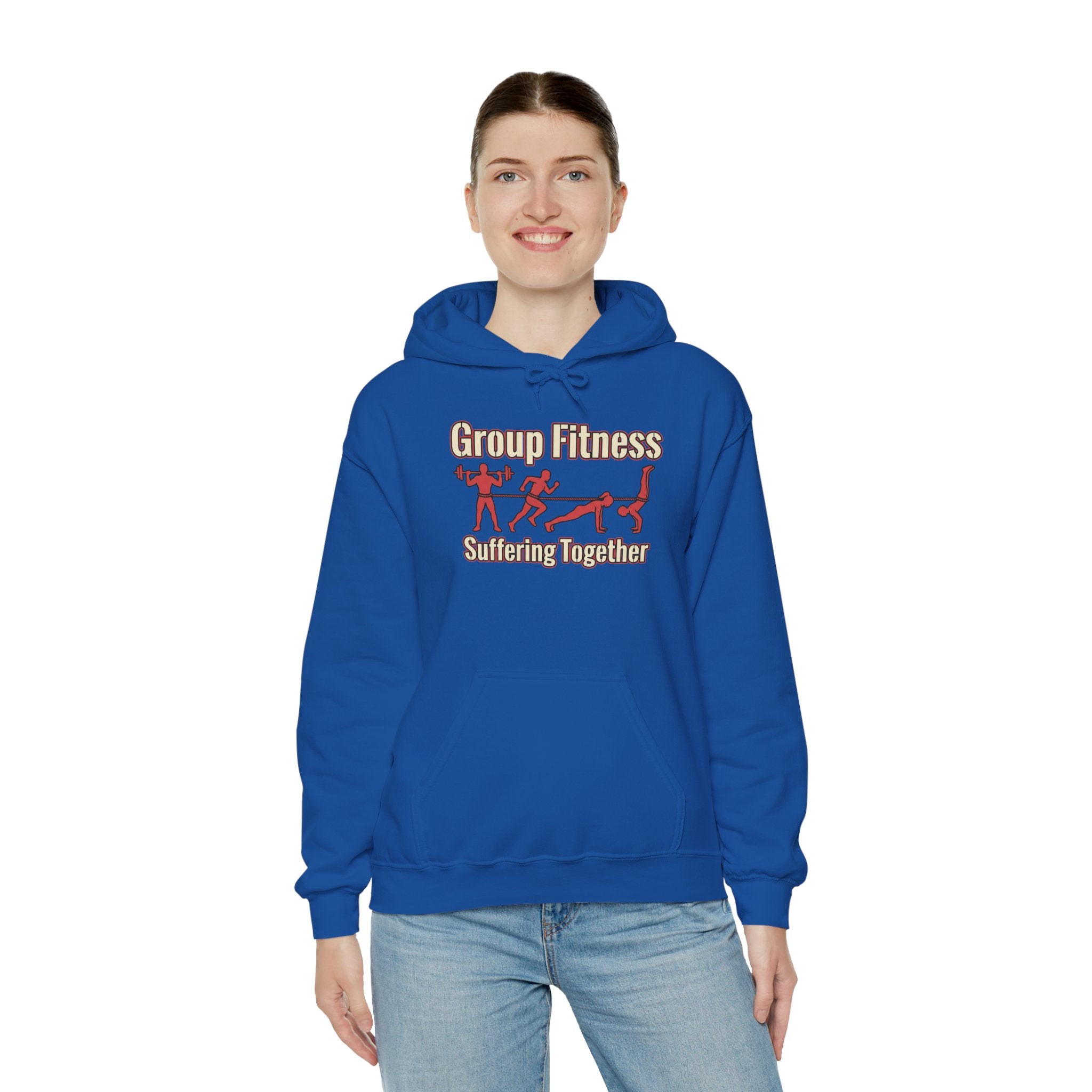 Group Fitness Suffering Together Unisex Heavy Blend™ Hooded Sweatshirt