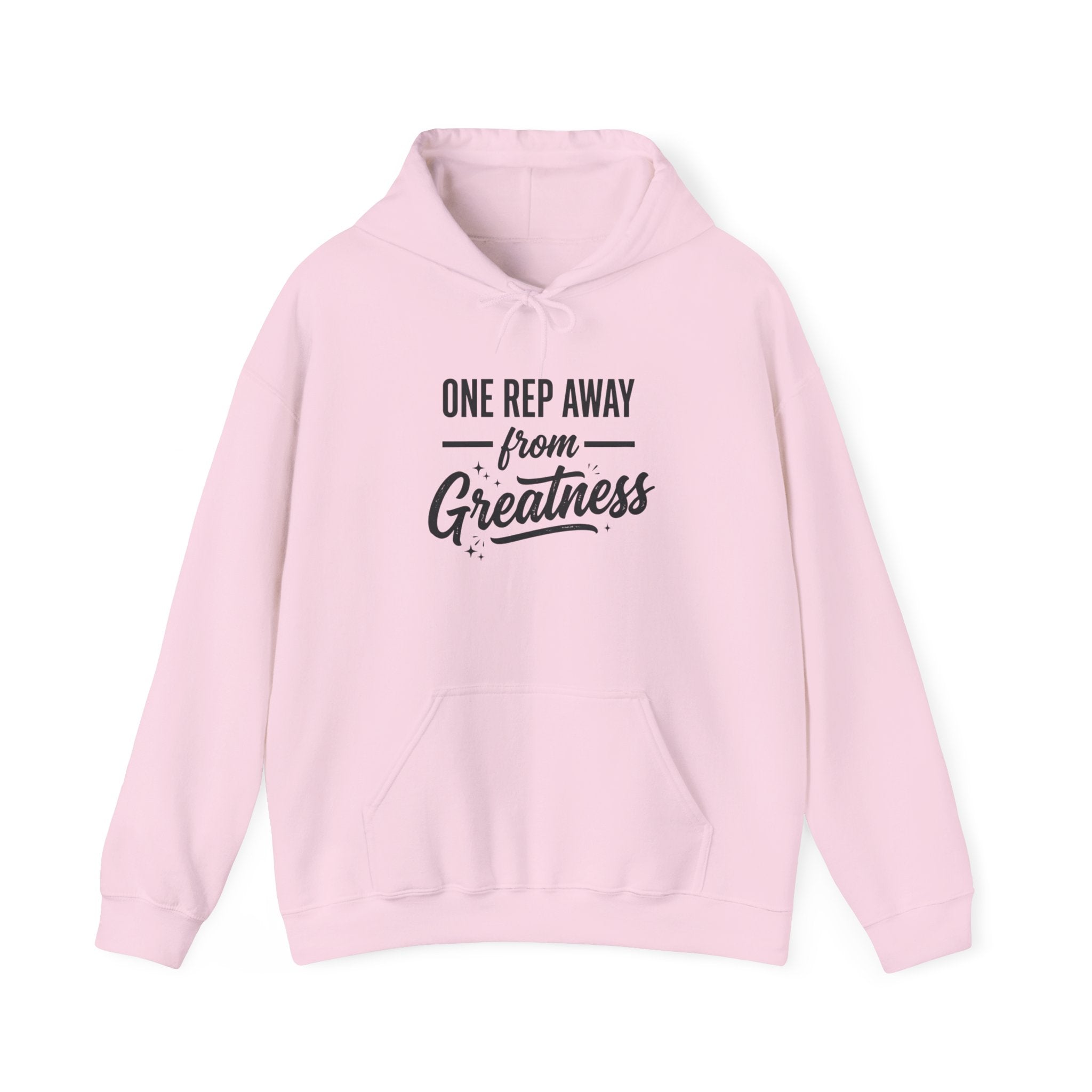 One Rep Away From Greatness Unisex Heavy Blend™ Hooded Sweatshirt