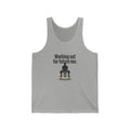 Working Out For Future Me Unisex Jersey Tank