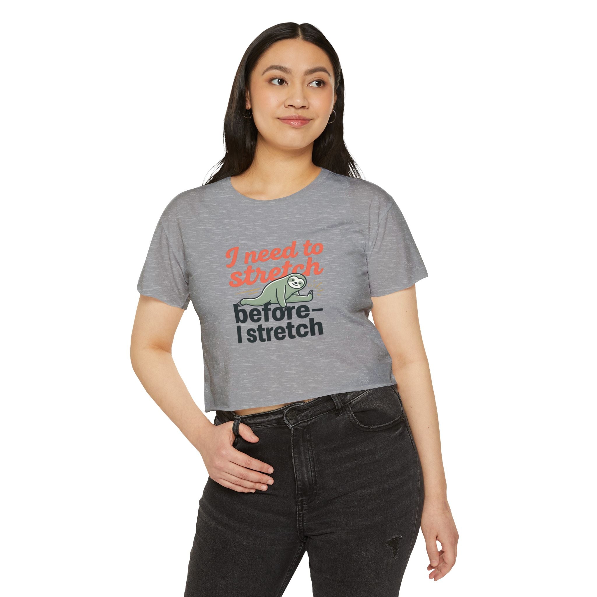I Need to Stretch Women's Festival Crop Top